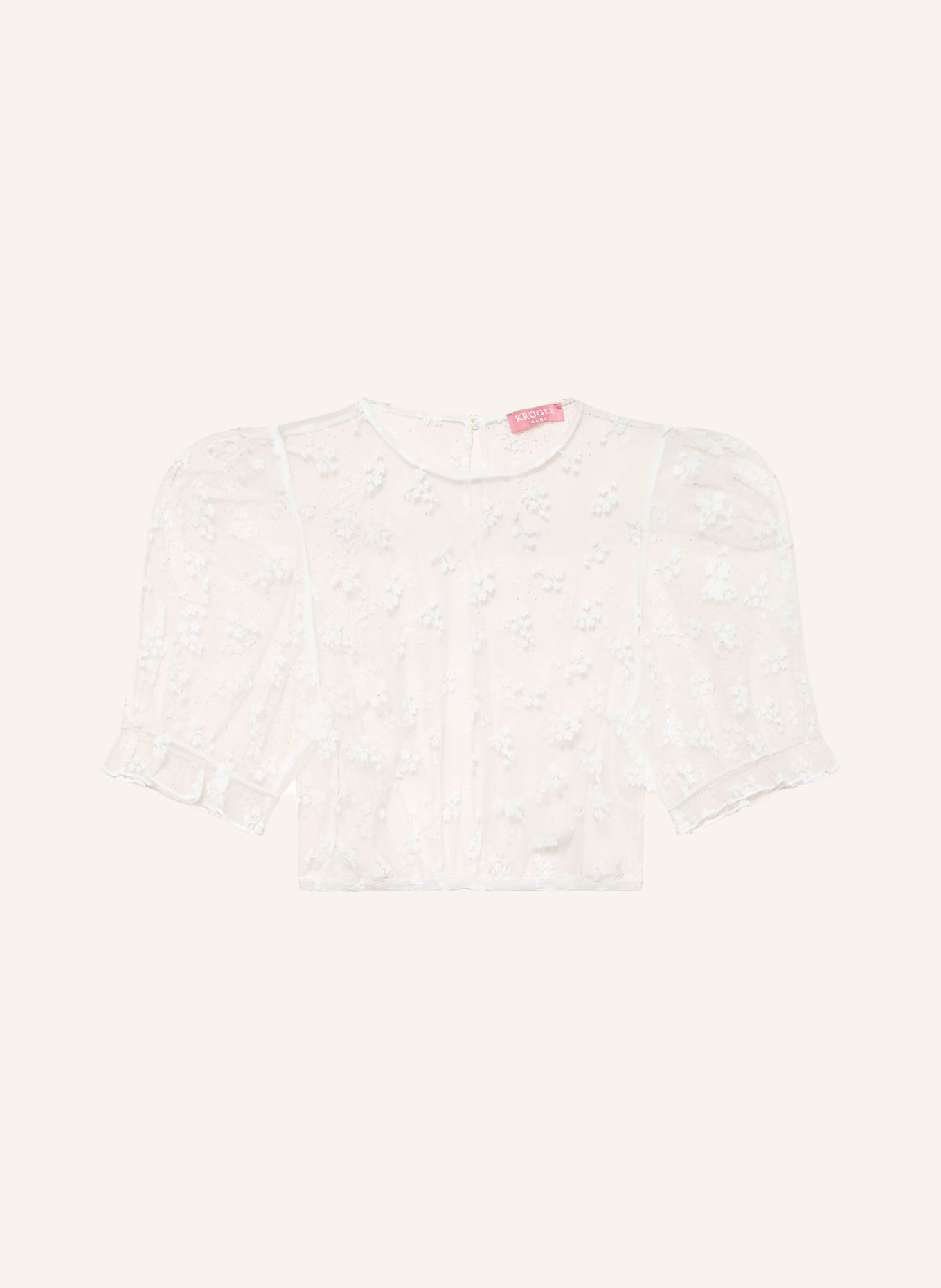 KRÜGER Dirndlblouse HENNA: WIT