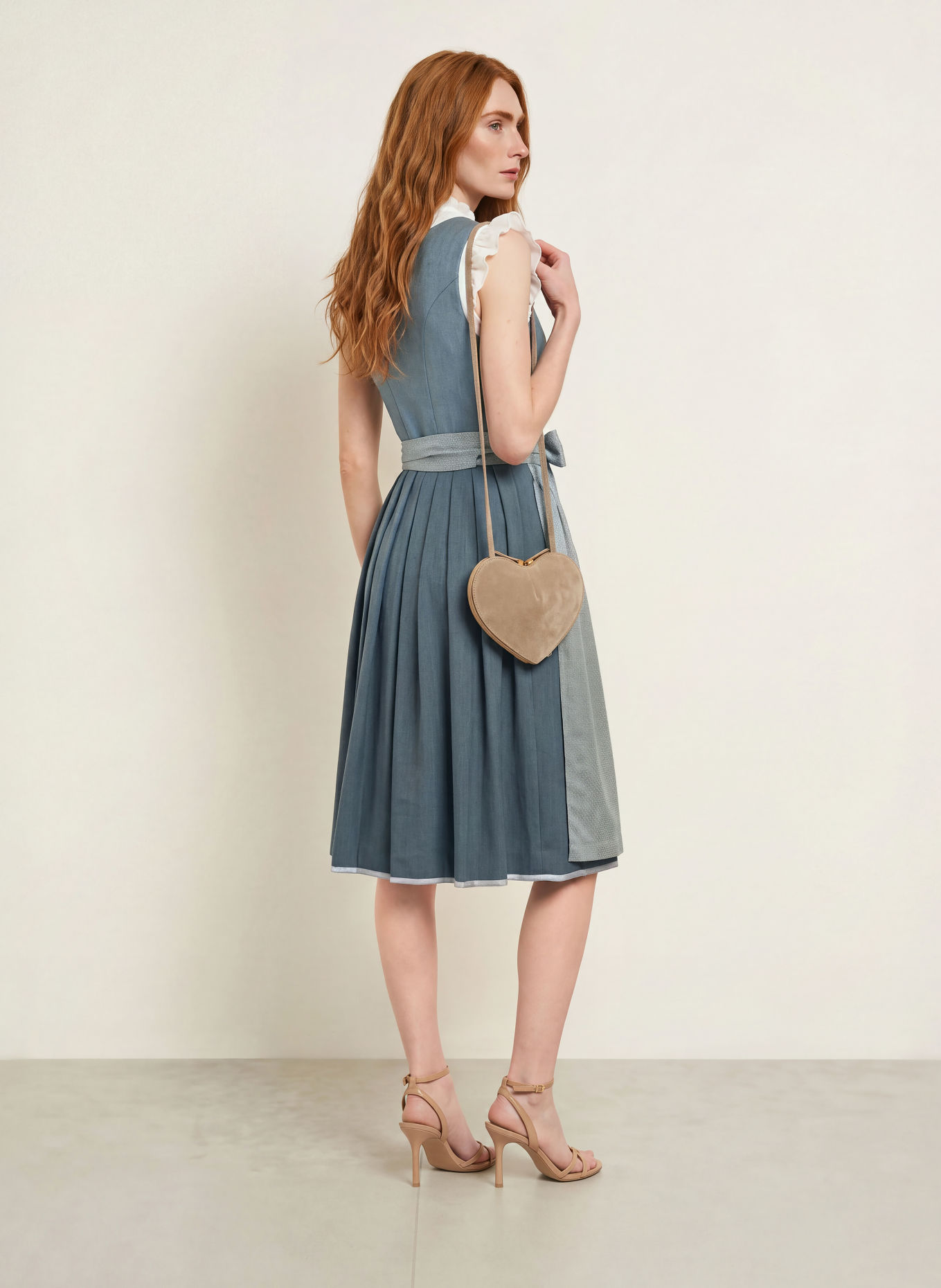 KRÜGER Dirndl: BLUE GRAY