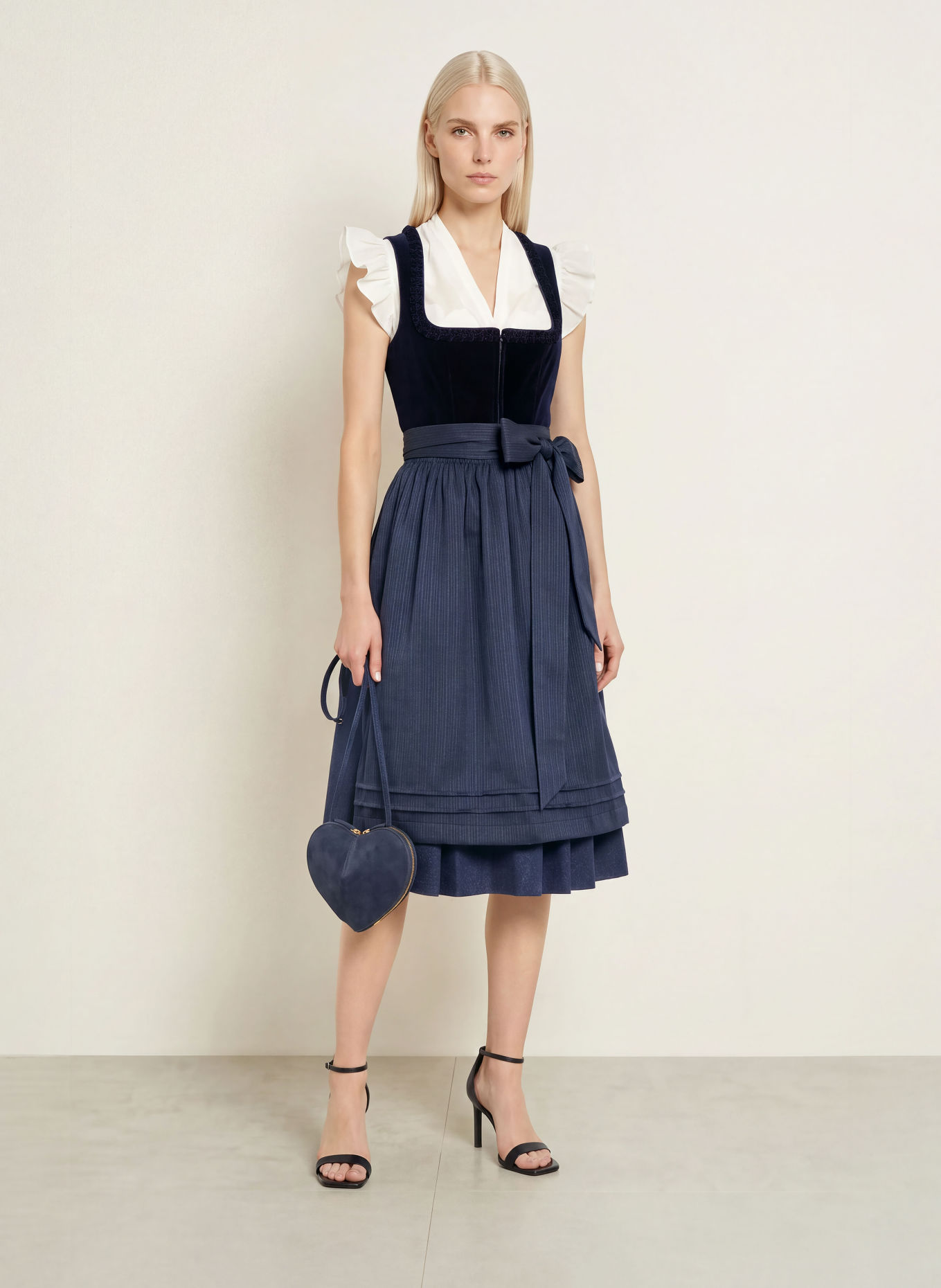 KRÜGER Dirndl: DUNKELBLAU