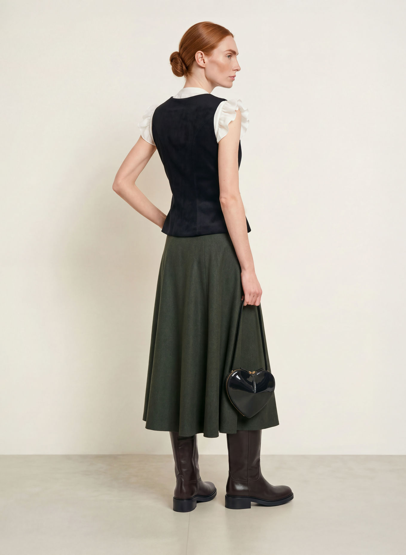 KRÜGER TASMIN Traditional bodice: BLACK