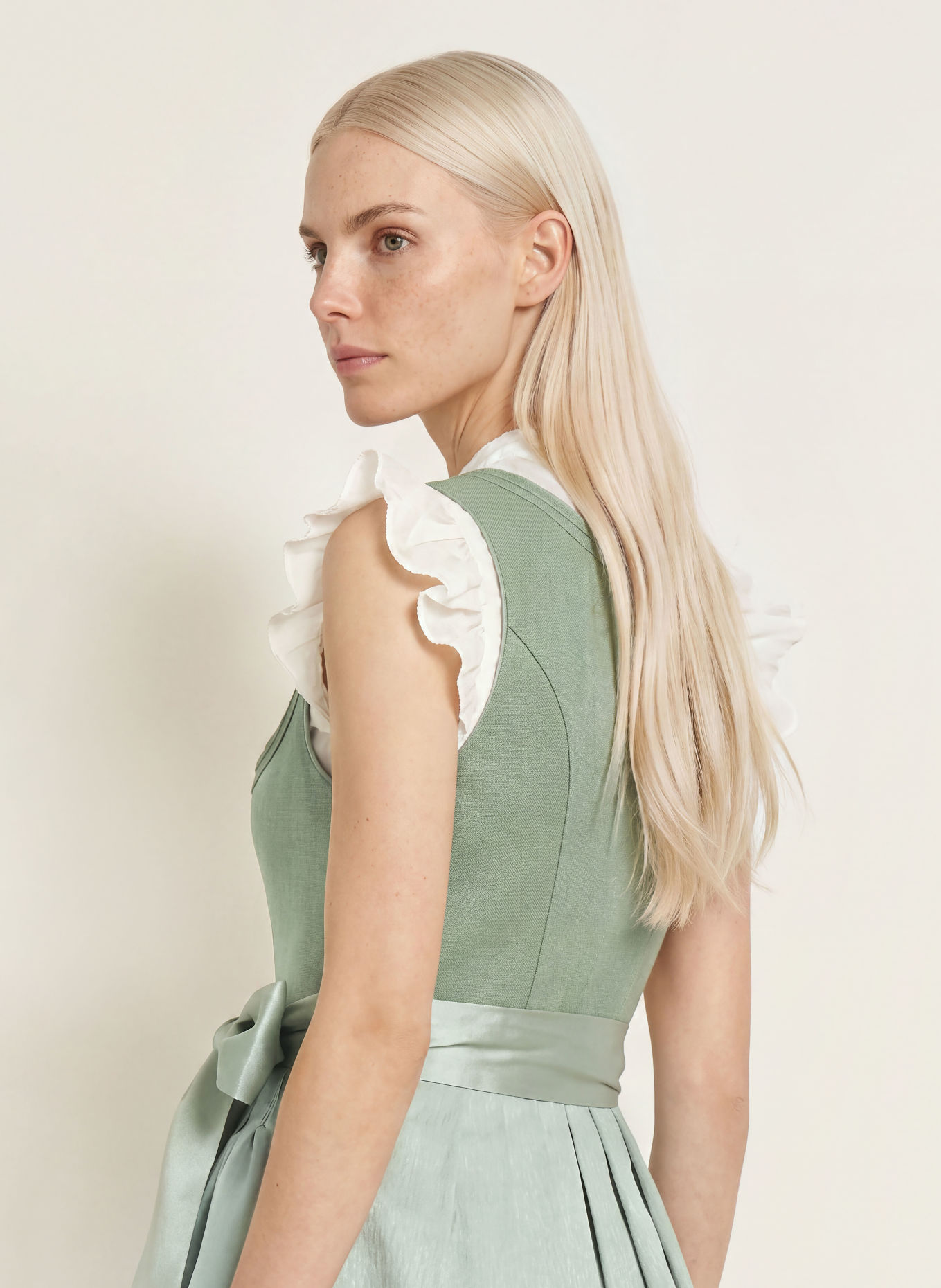 KRÜGER MINZI Dirndl: LIGHT GREEN