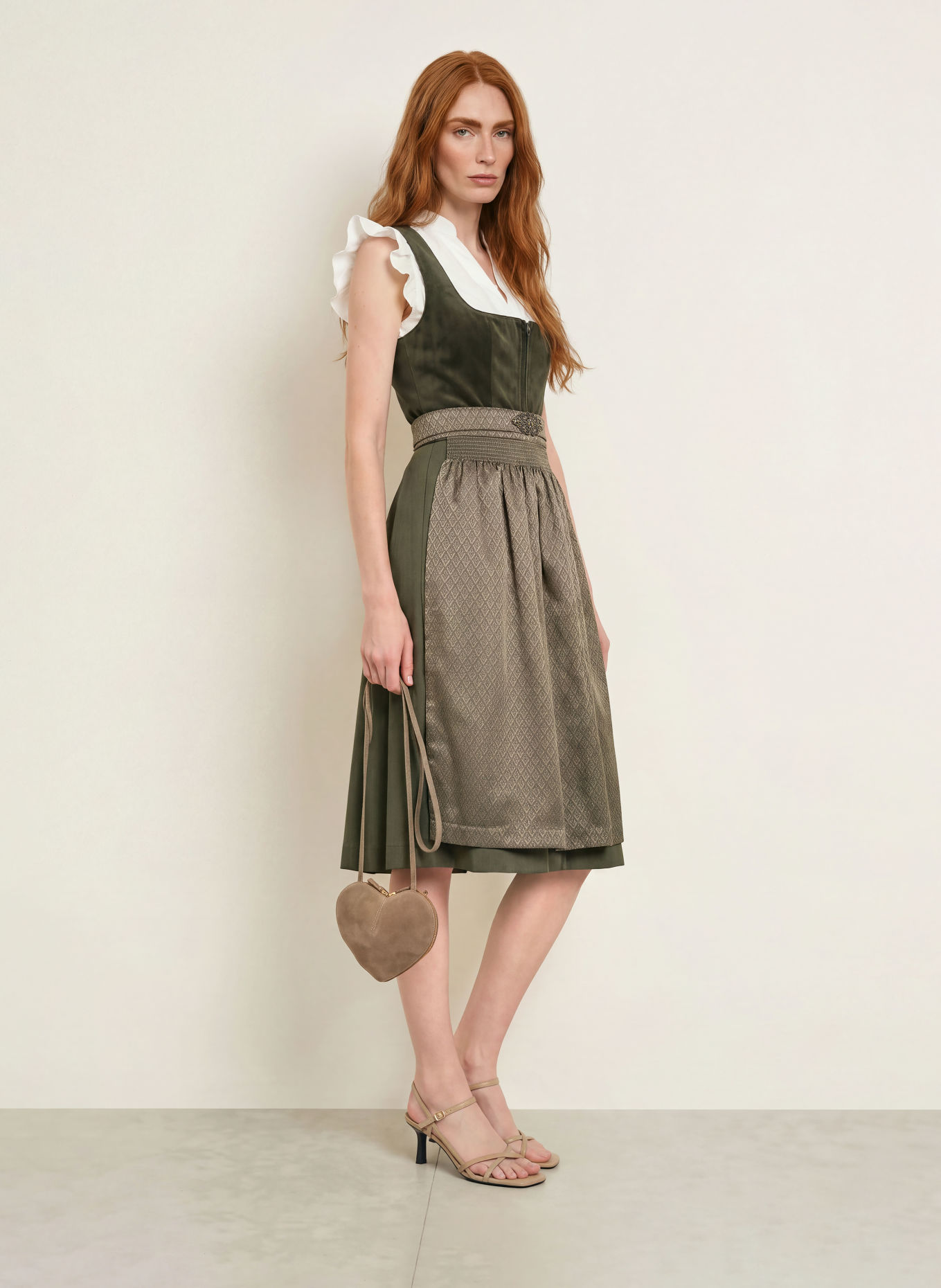 KRÜGER ALISHA Dirndl: OLIVE