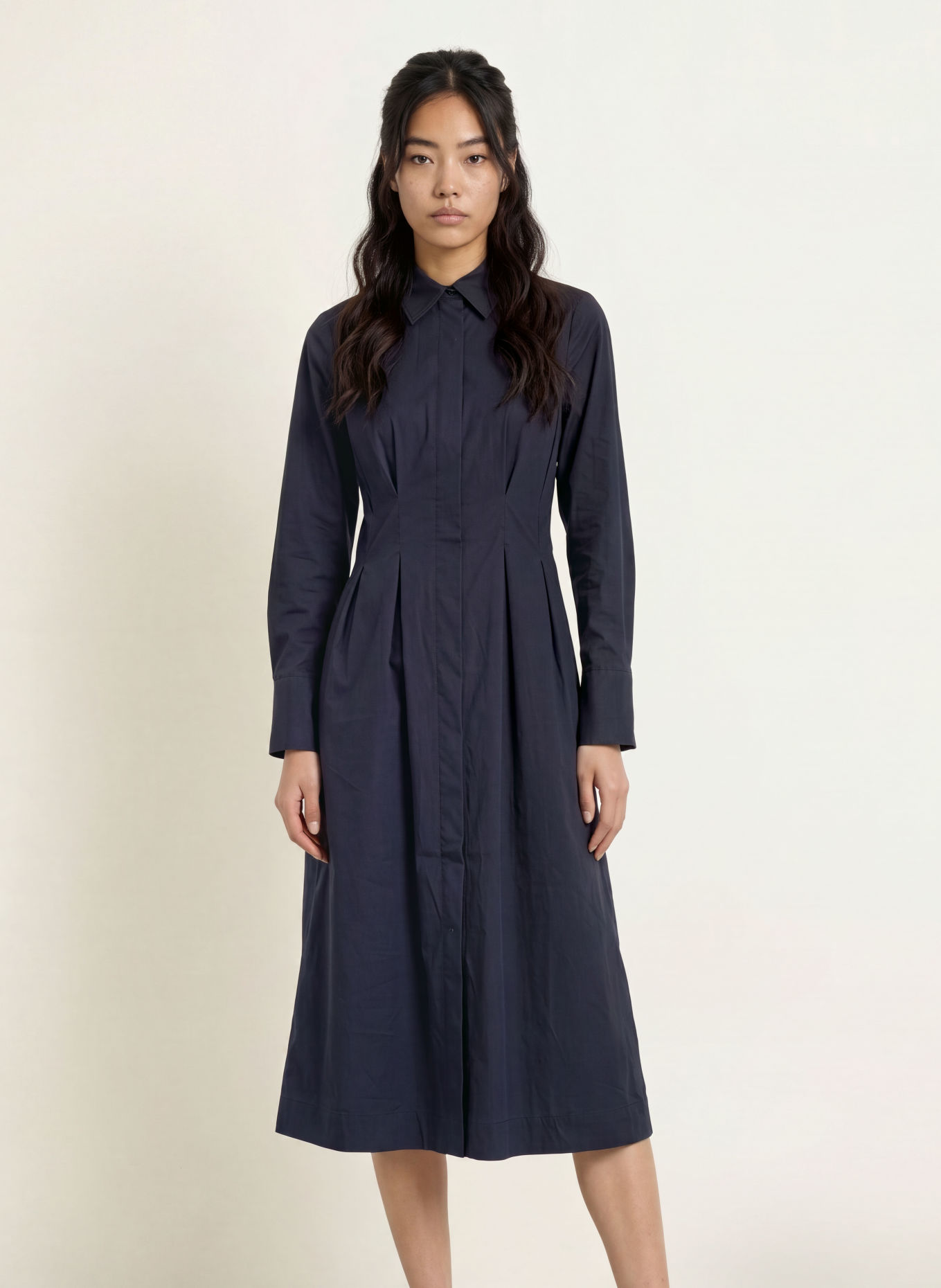 co'couture Hemdblusenkleid SANNACC: DUNKELBLAU
