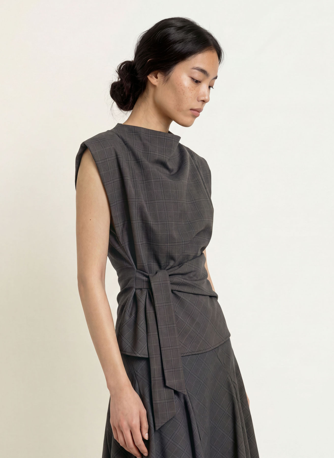 co'couture Top ELORACC: TMAVĚ ŠEDÁ / SVĚTLE ŠEDÁ / TMAVĚ MODRÁ