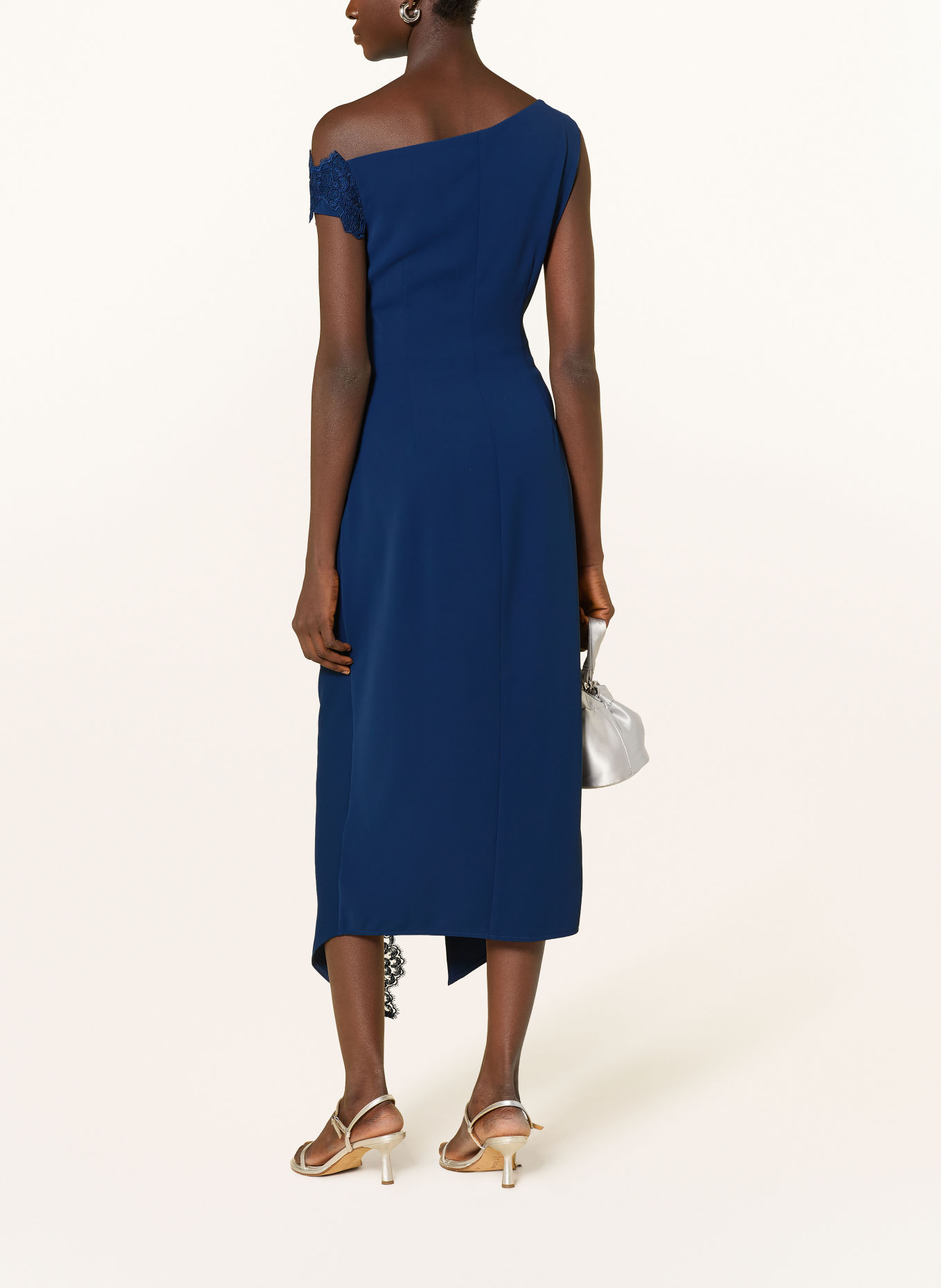 LIPSY Robe de cocktail en dentelle: BLEU FONCÉ