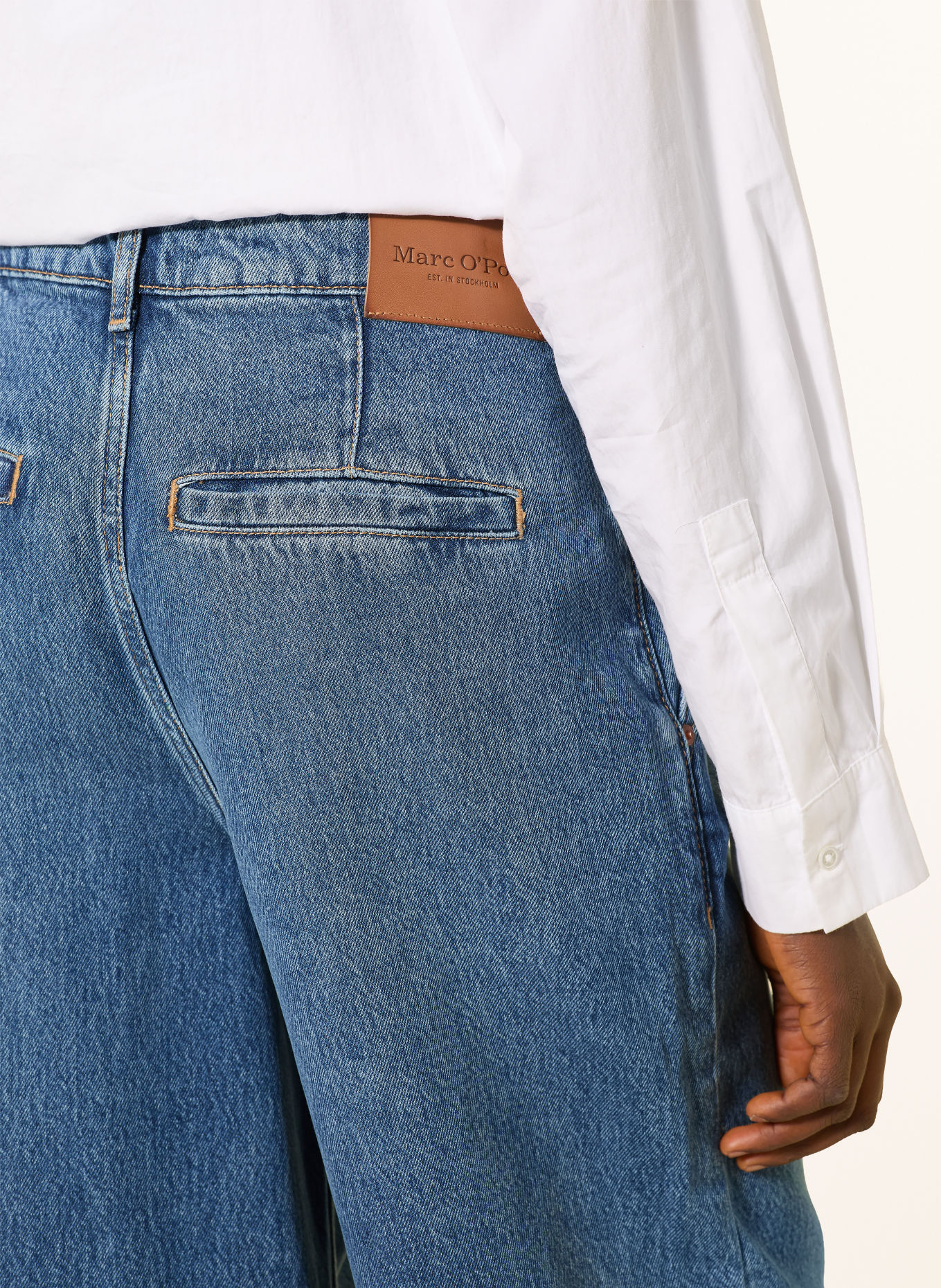 Marc O'Polo Jeans med brede ben TOLVA CHINO: 4928 Medium Blue_Multi_01