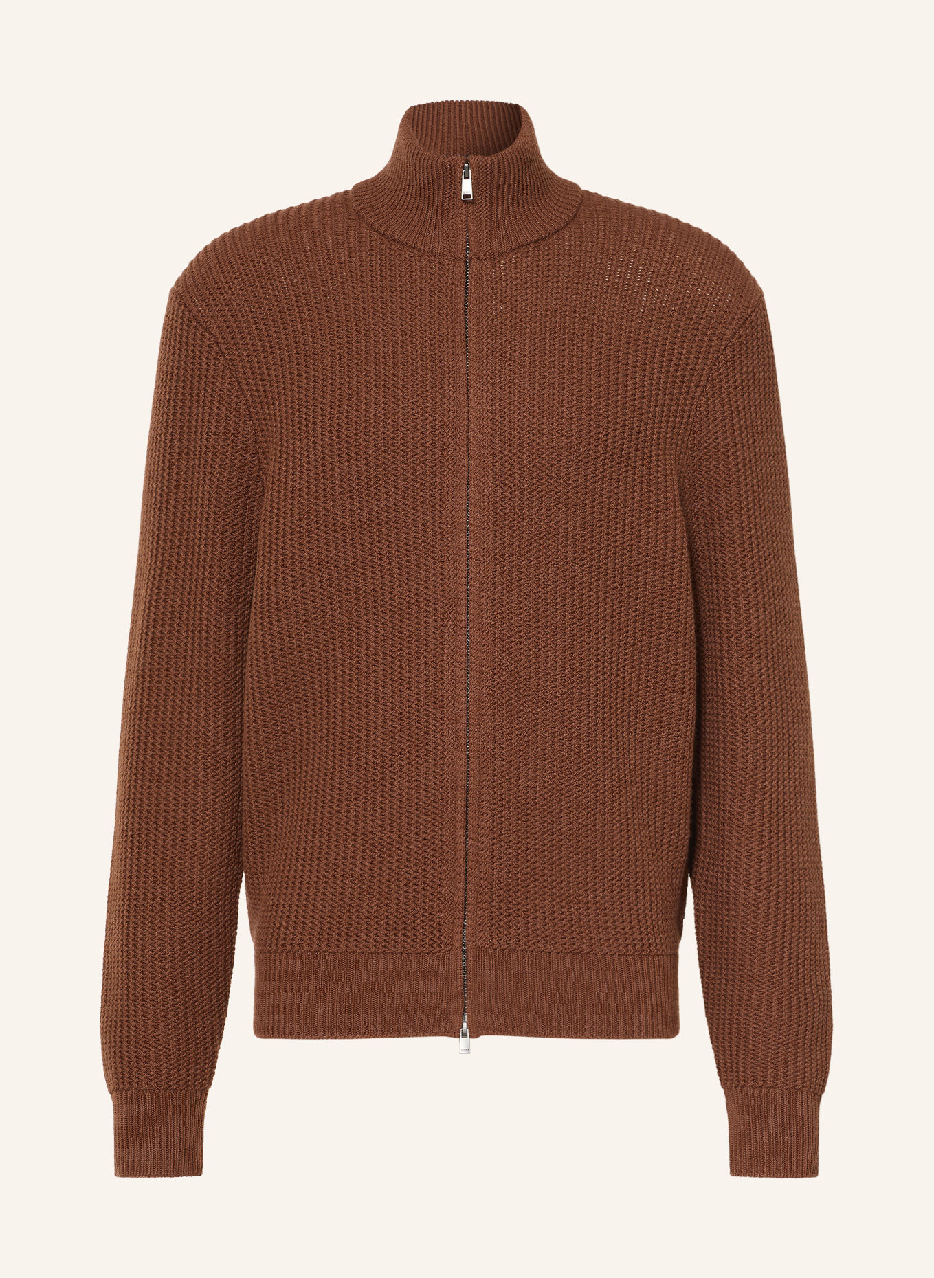 BOSS FIOCCO Cardigan: BROWN