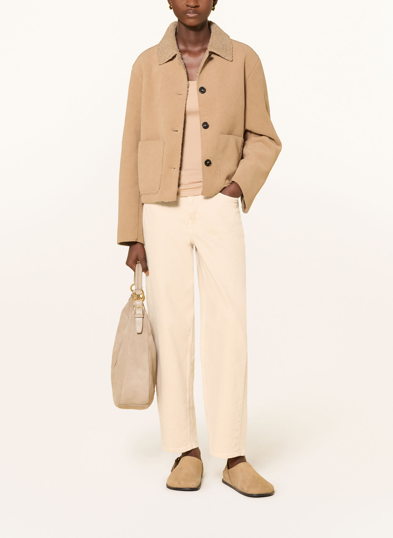 Marc O'Polo Corduroy jacket: BEIGE