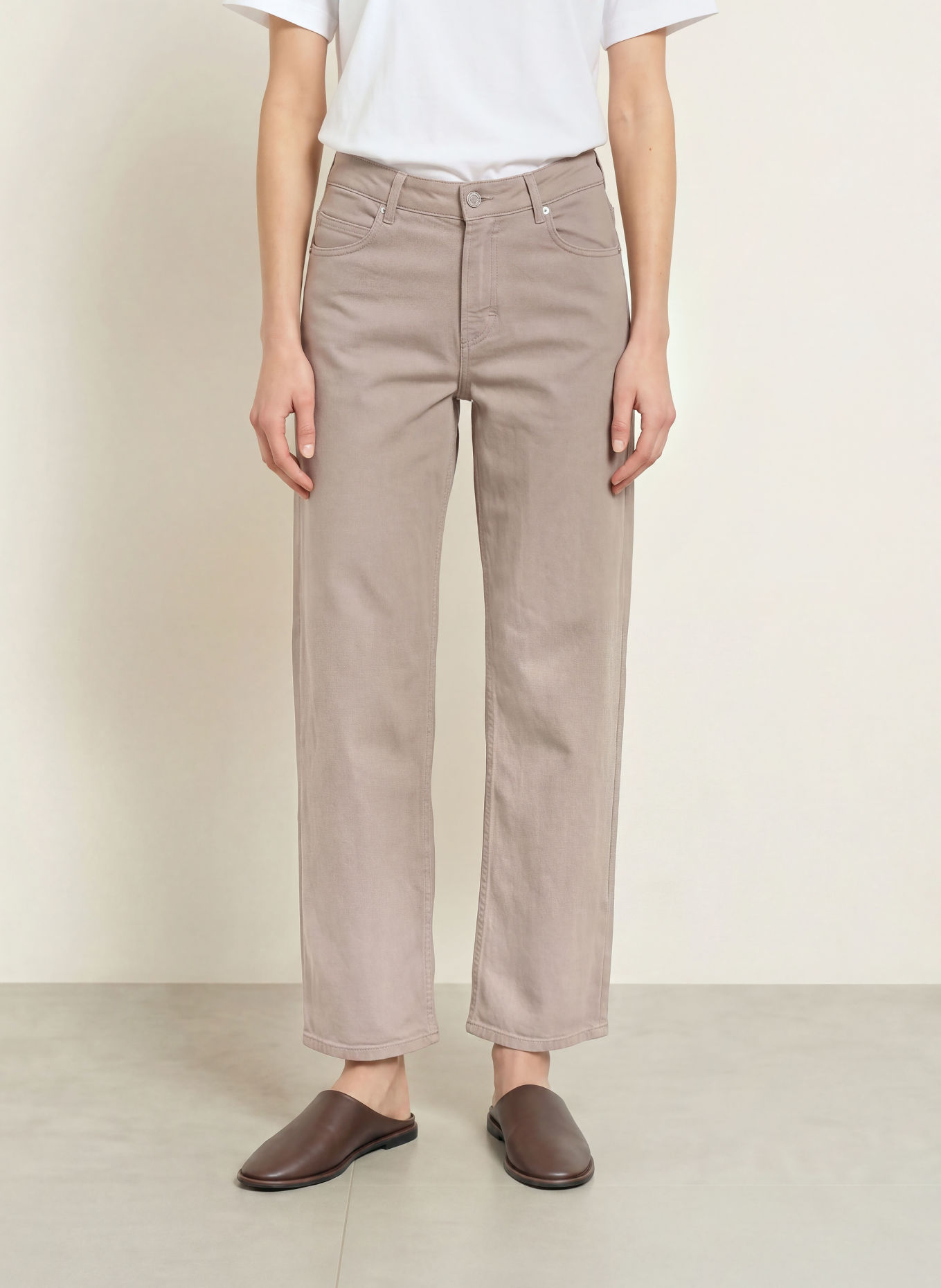Marc O'Polo Wide-Leg jeans LINN: 1740 Earthy Taupe
