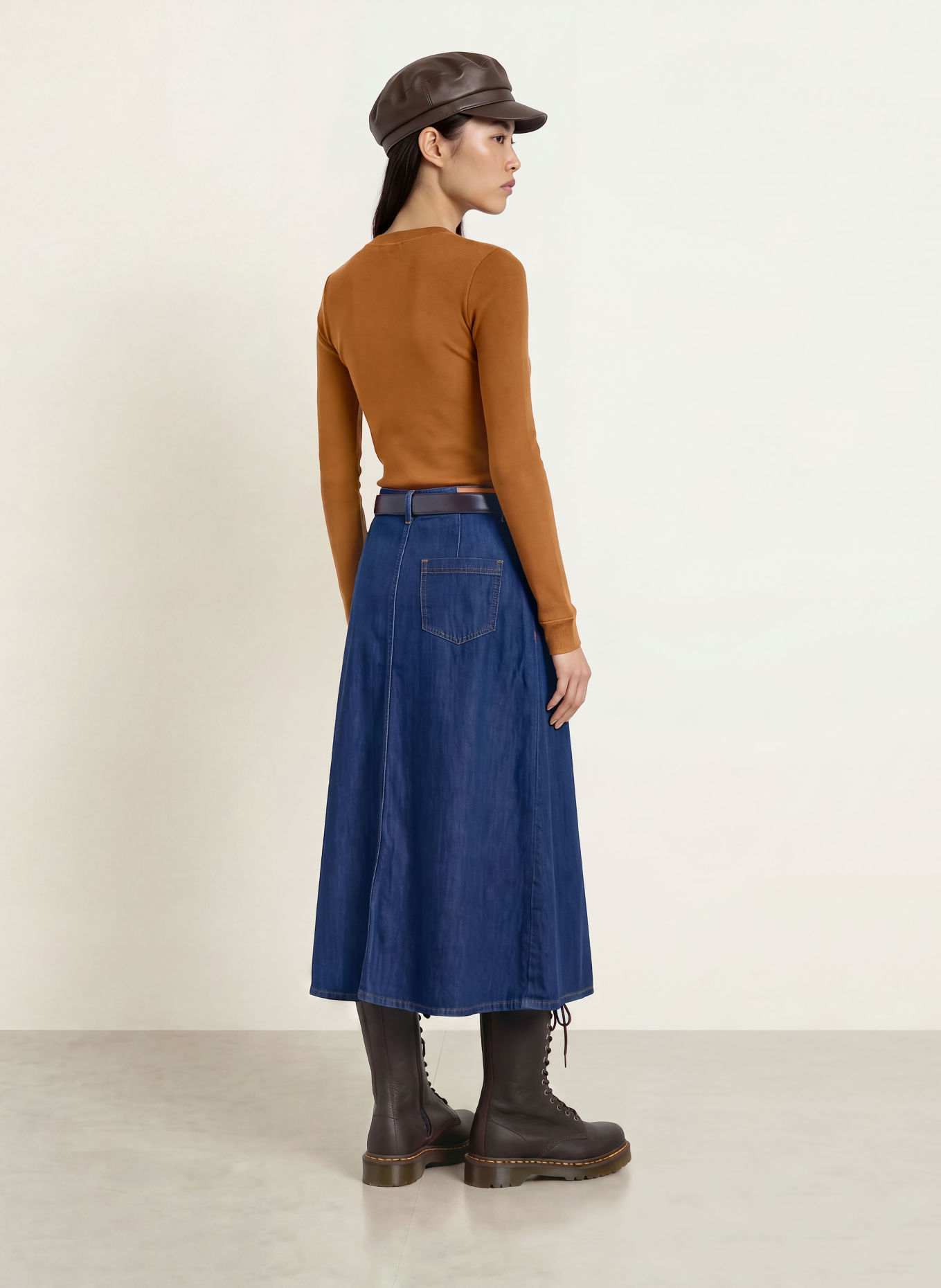 Marc O'Polo DENIM Long-sleeve shirt: COGNAC