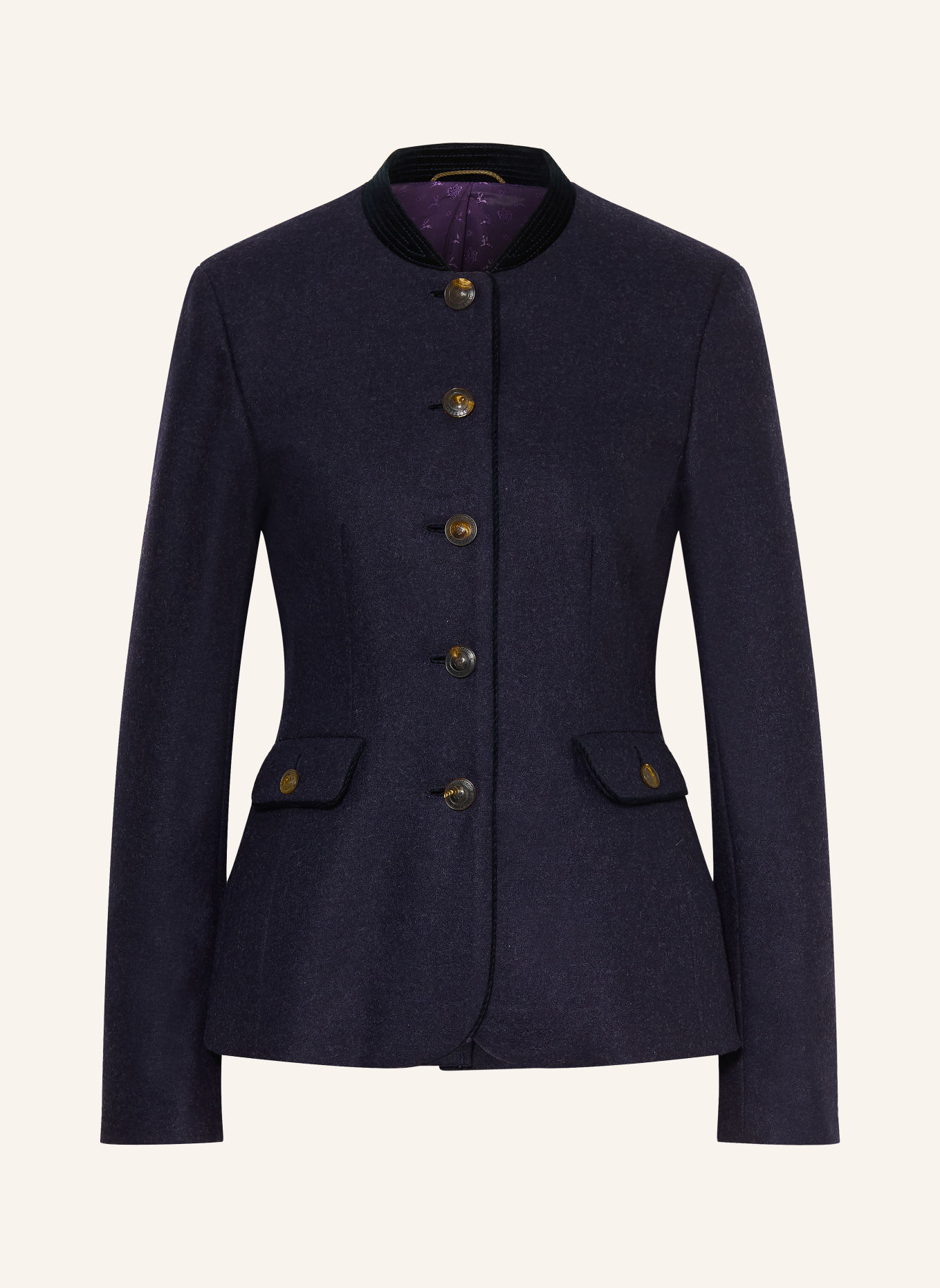 HABSBURG Janker MARIELLA: DONKERBLAUW