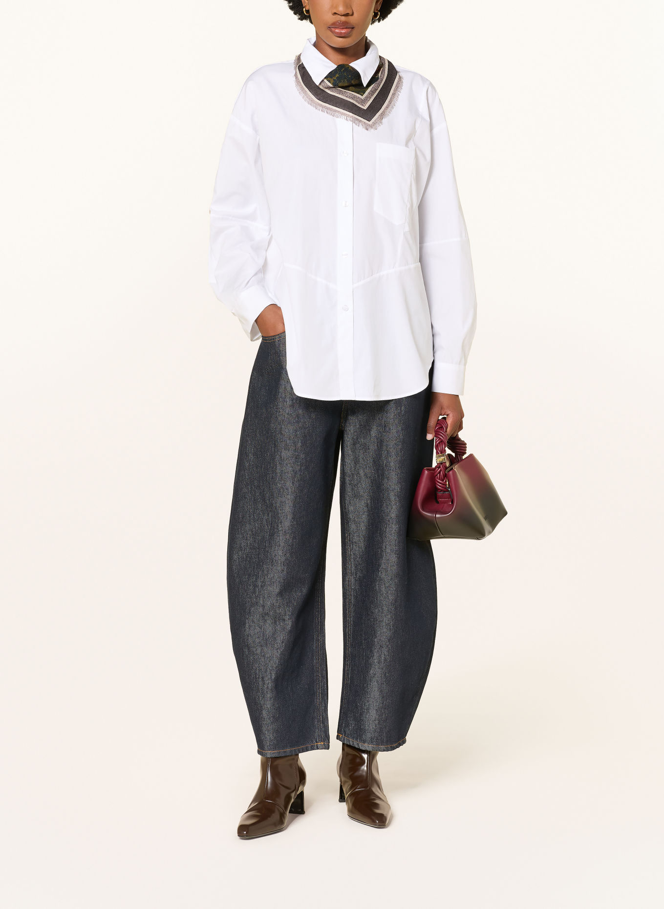 ESSENTIEL ANTWERP Overhemdblouse KREATIVE: WIT