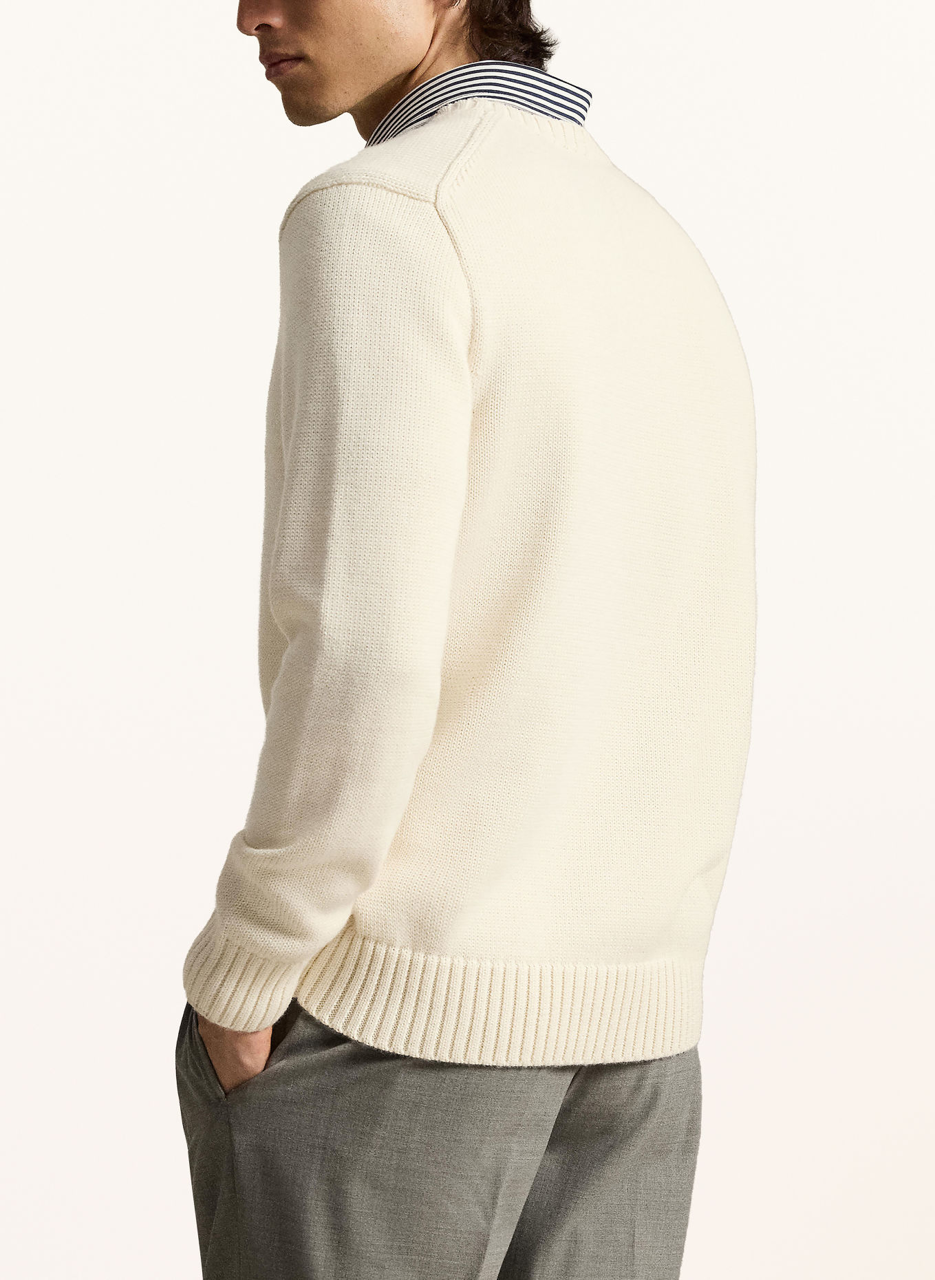RLX RALPH LAUREN Trui: CRÈME / DONKERROOD / DONKERBLAUW