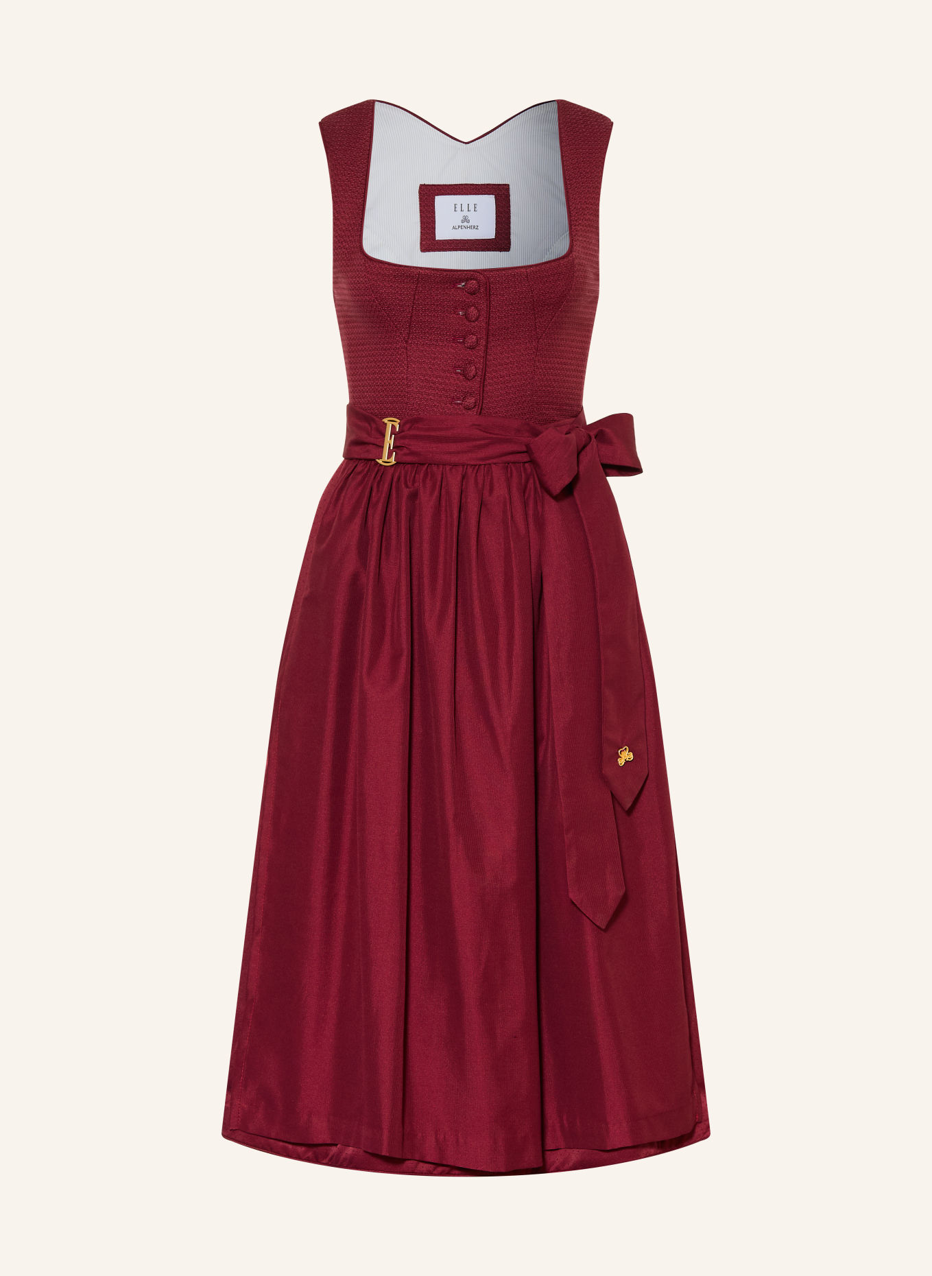 AlpenHERZ ELLE Dirndl: DARK RED