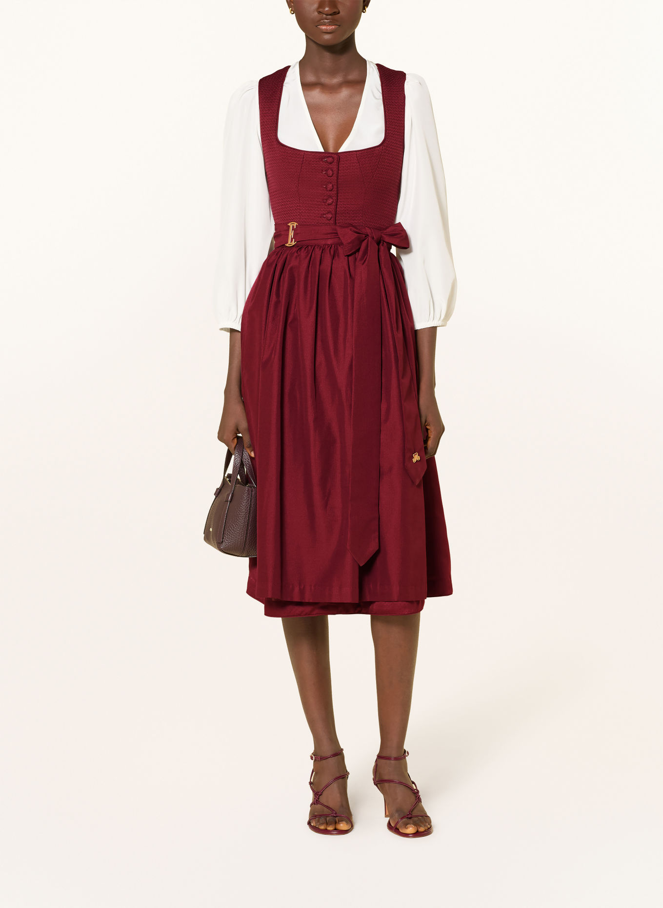 AlpenHERZ ELLE Dirndl: DARK RED