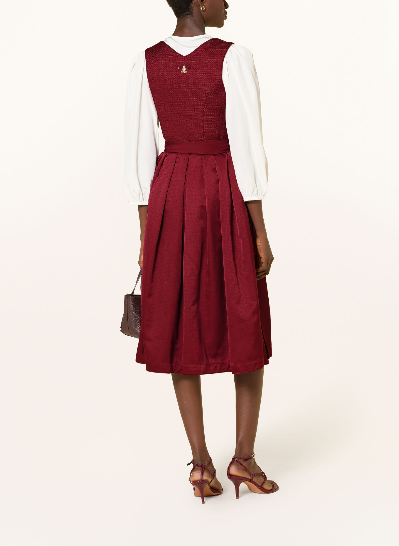 AlpenHERZ ELLE Dirndl: DARK RED