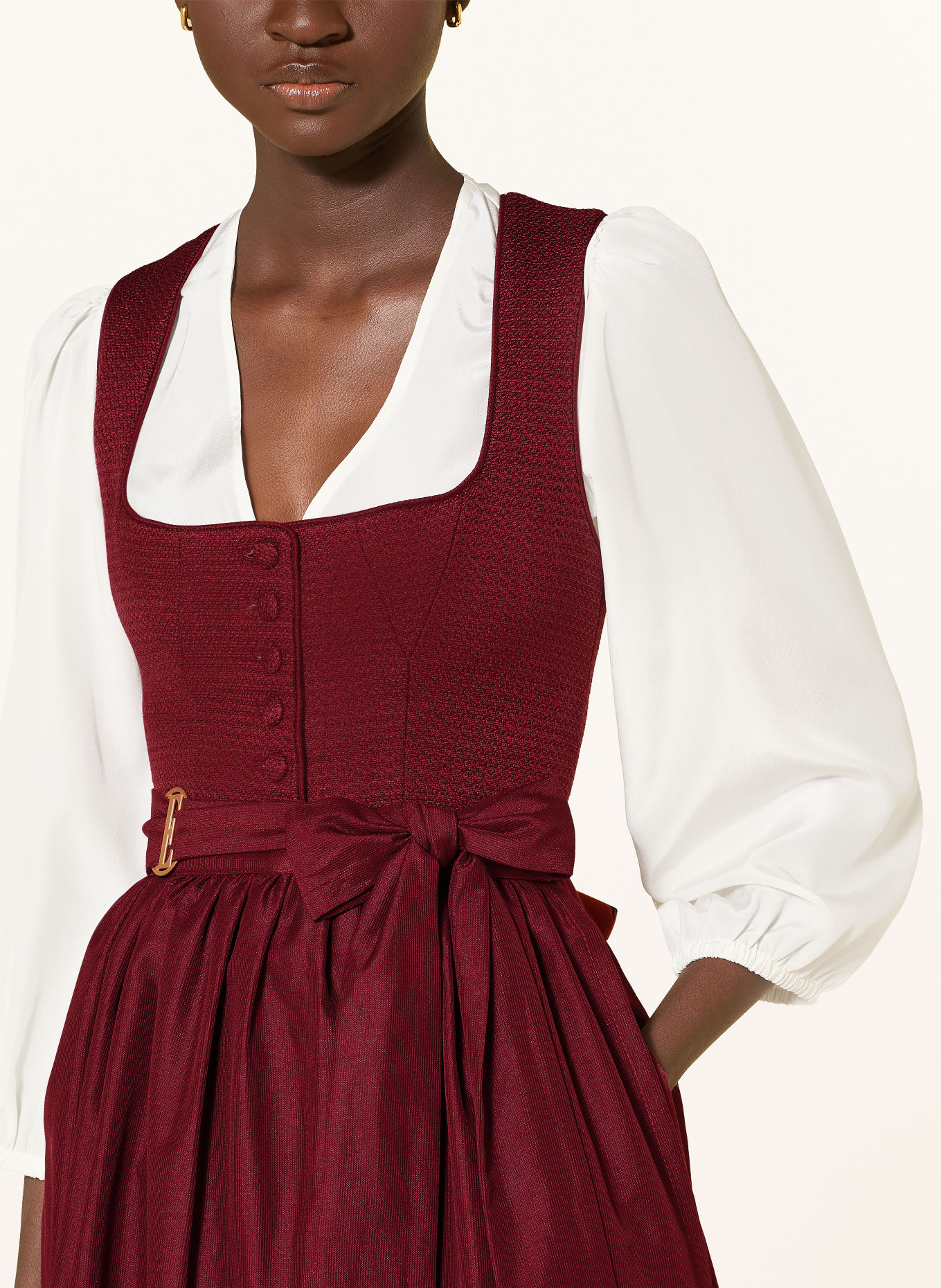 AlpenHERZ ELLE Dirndl: DARK RED