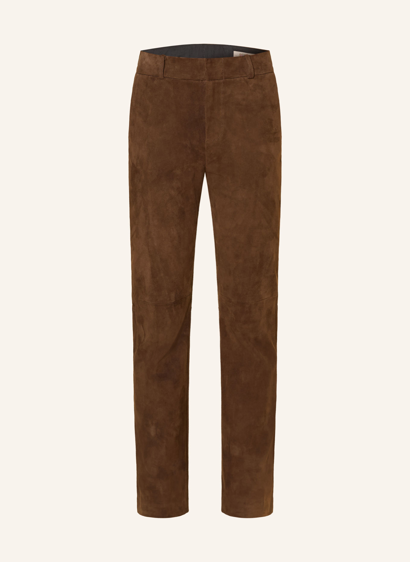 MEINDL EASY KICK Leather Pants: DARK BROWN