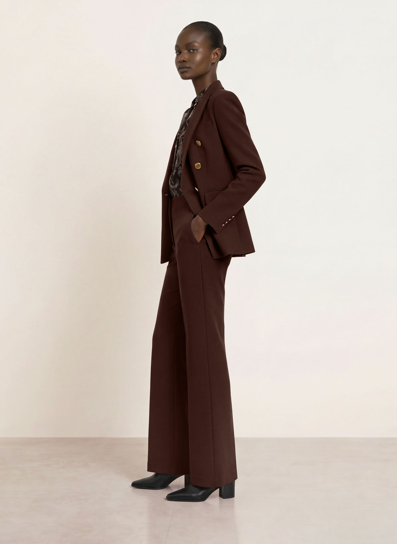 Veronica Beard Blazer MILLER: MARRON FONCÉ