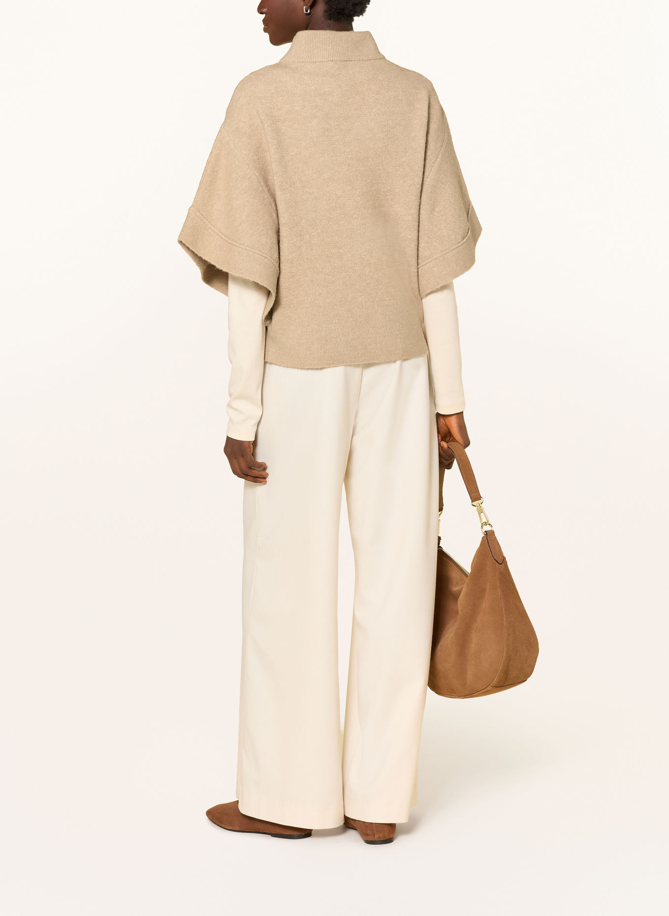 monari Haut en maille: MARRON CLAIR