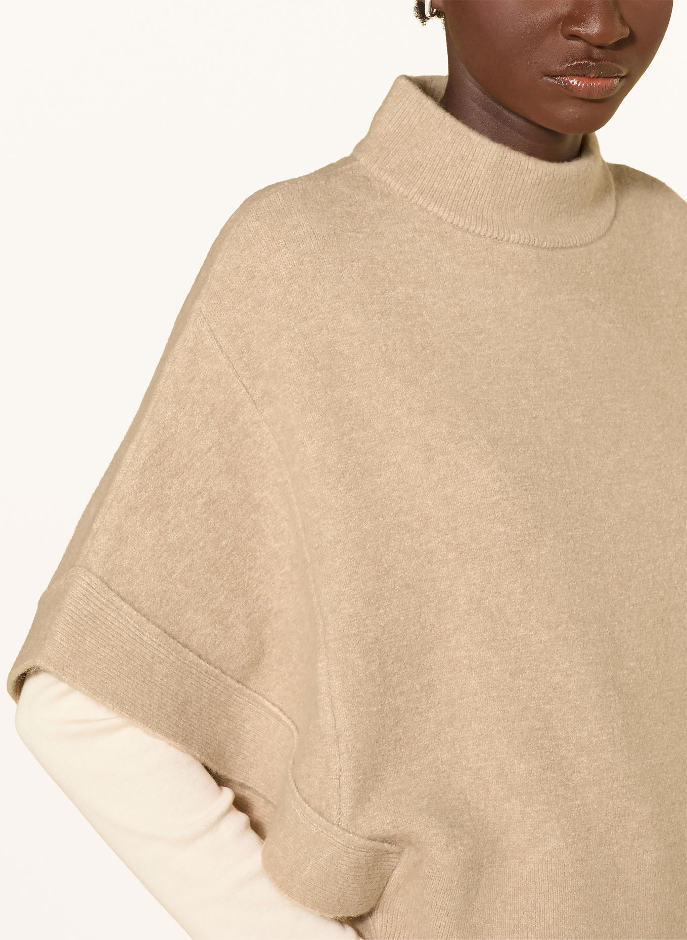 monari Haut en maille: MARRON CLAIR