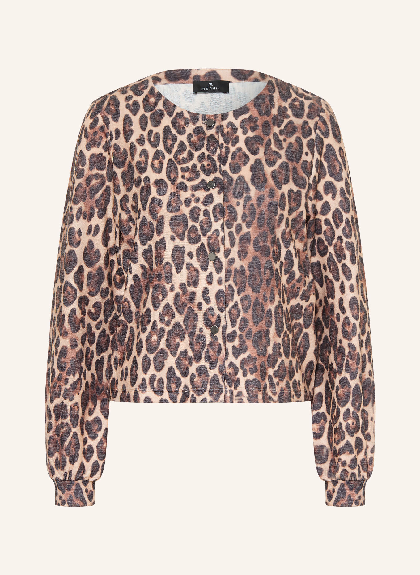 monari Sweat zippé: MARRON CLAIR / MARRON / NOIR