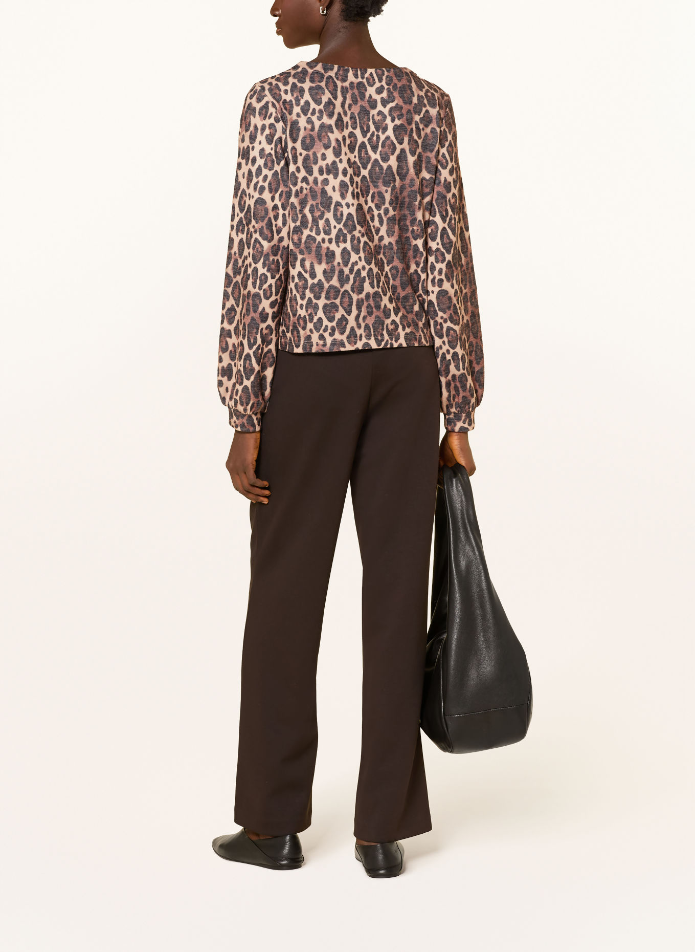 monari Sweat zippé: MARRON CLAIR / MARRON / NOIR