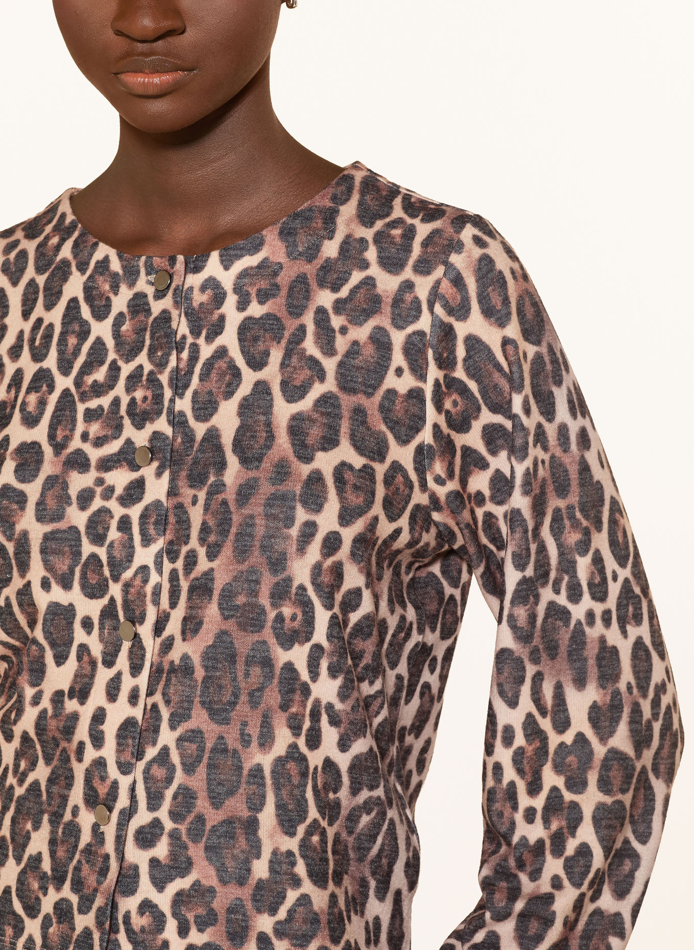 monari Sweat zippé: MARRON CLAIR / MARRON / NOIR