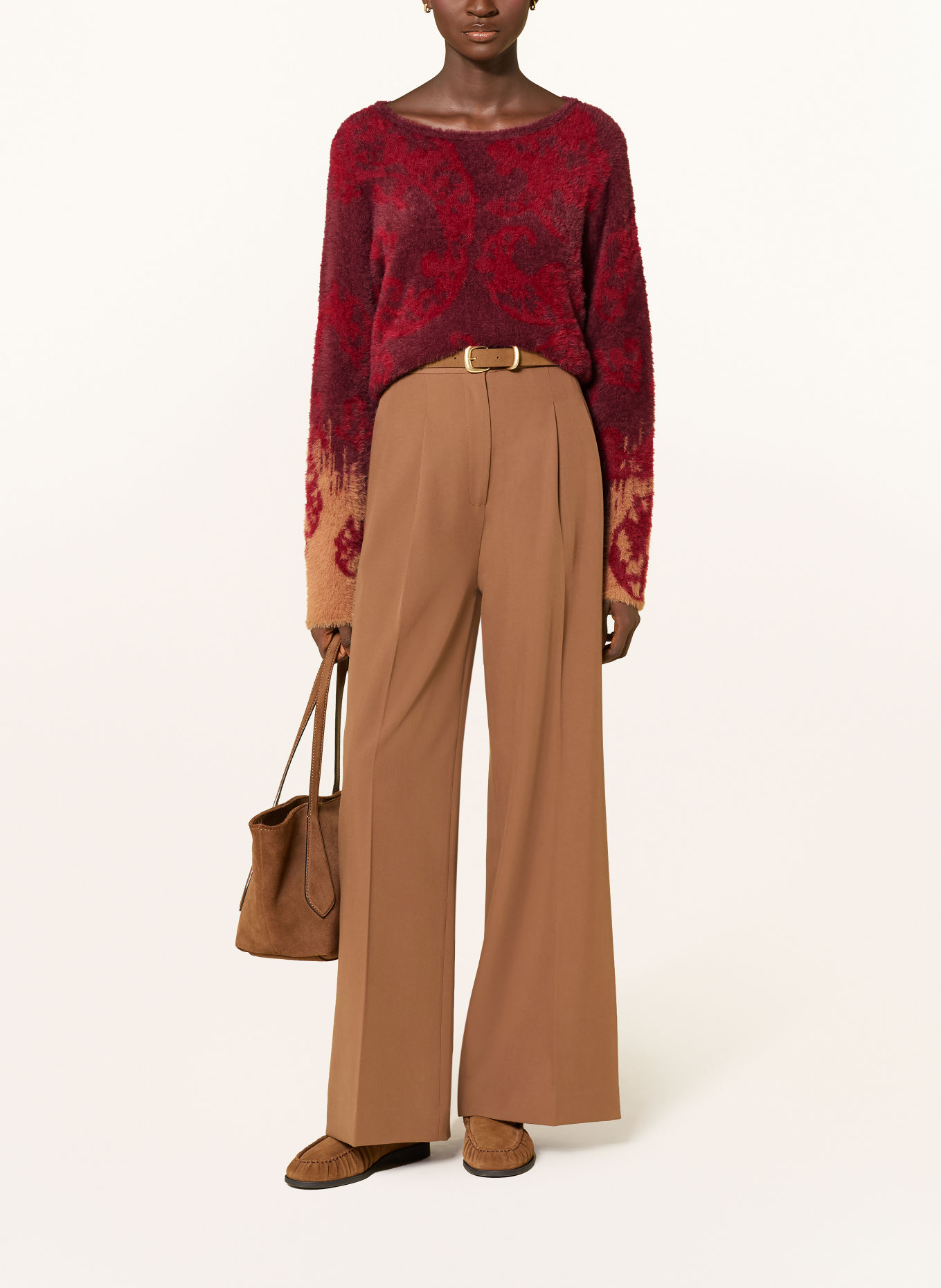 monari Pull: ROUGE / ROUGE FONCÉ