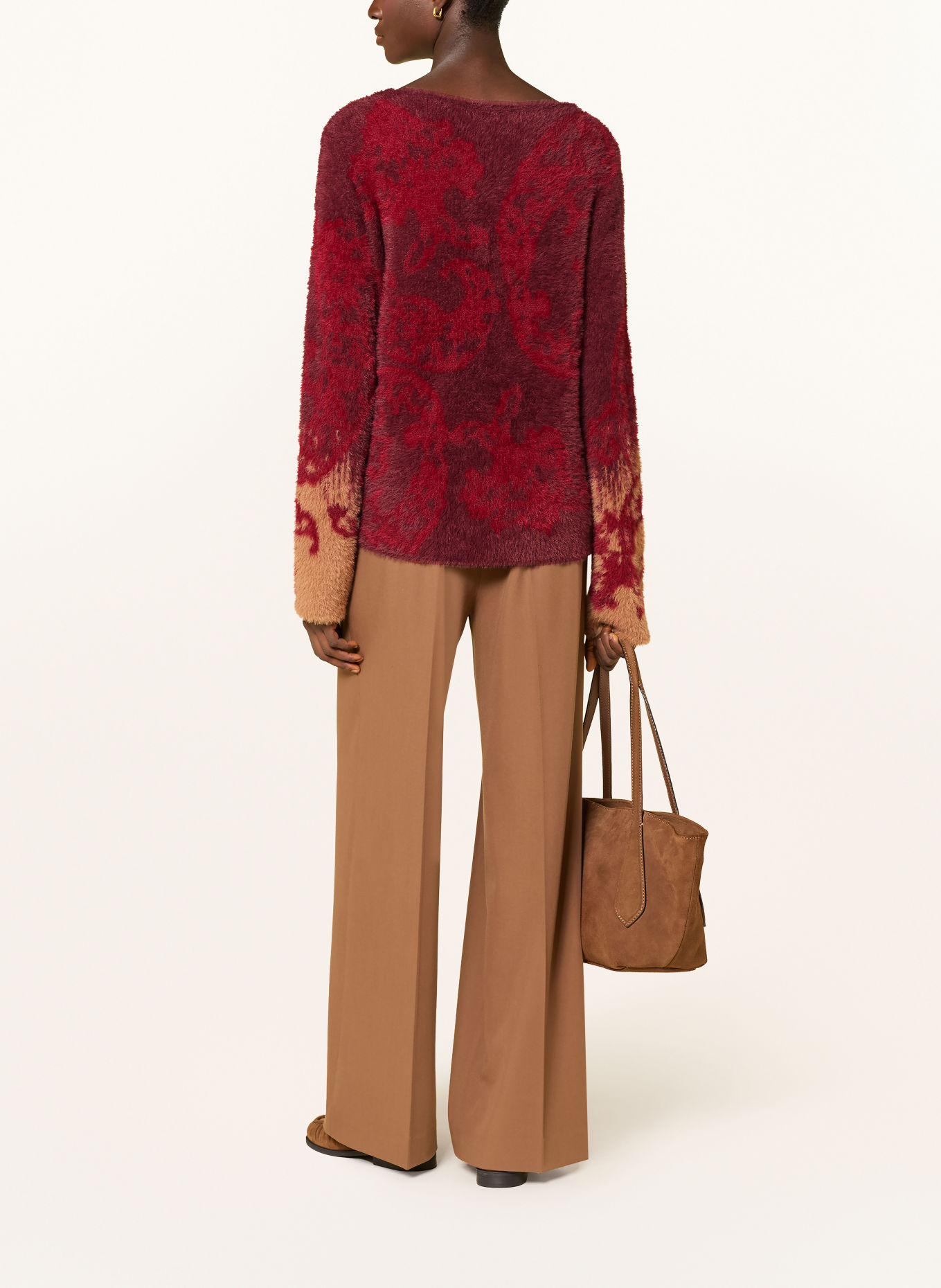 monari Pull: ROUGE / ROUGE FONCÉ