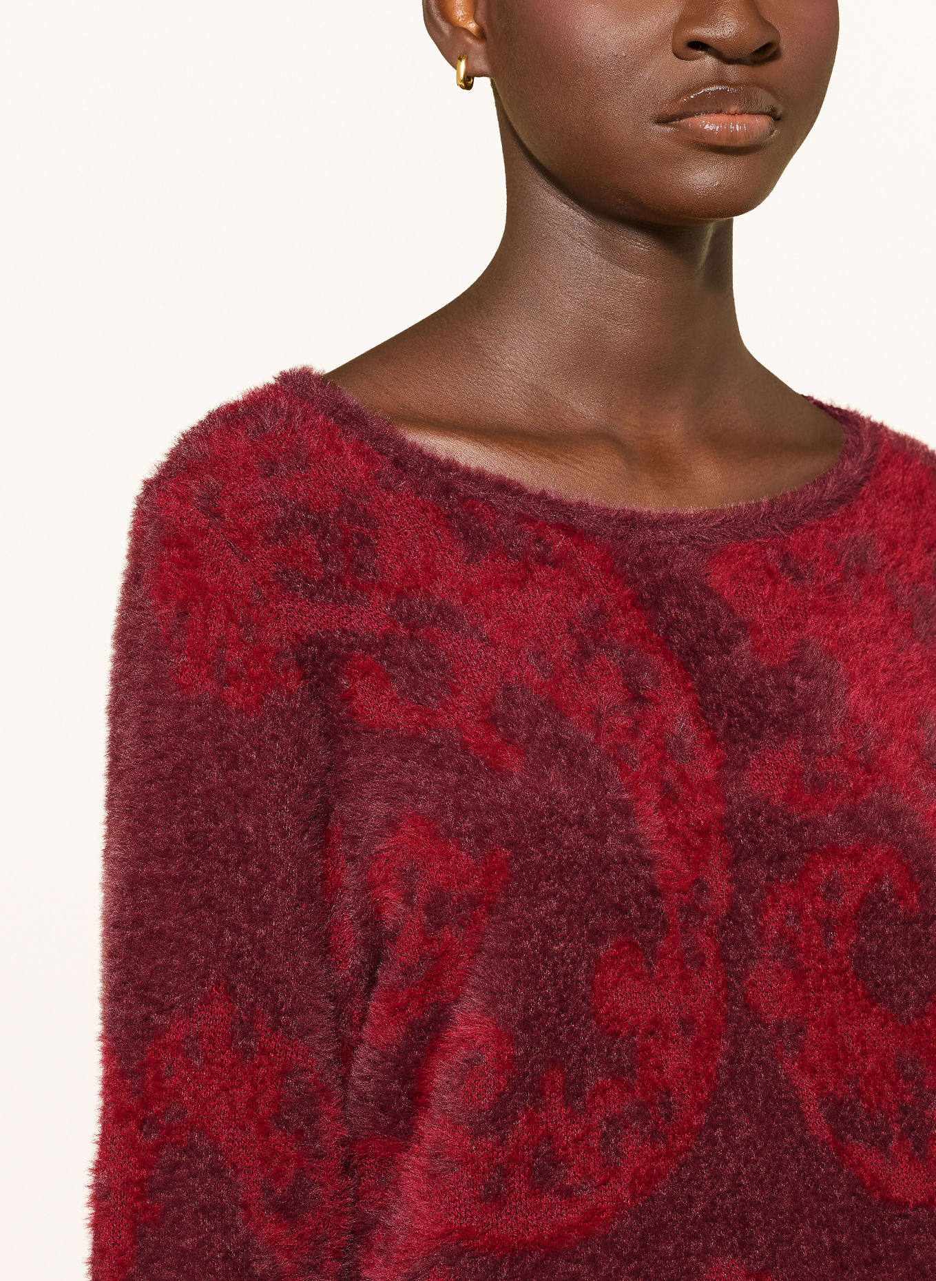 monari Pull: ROUGE / ROUGE FONCÉ
