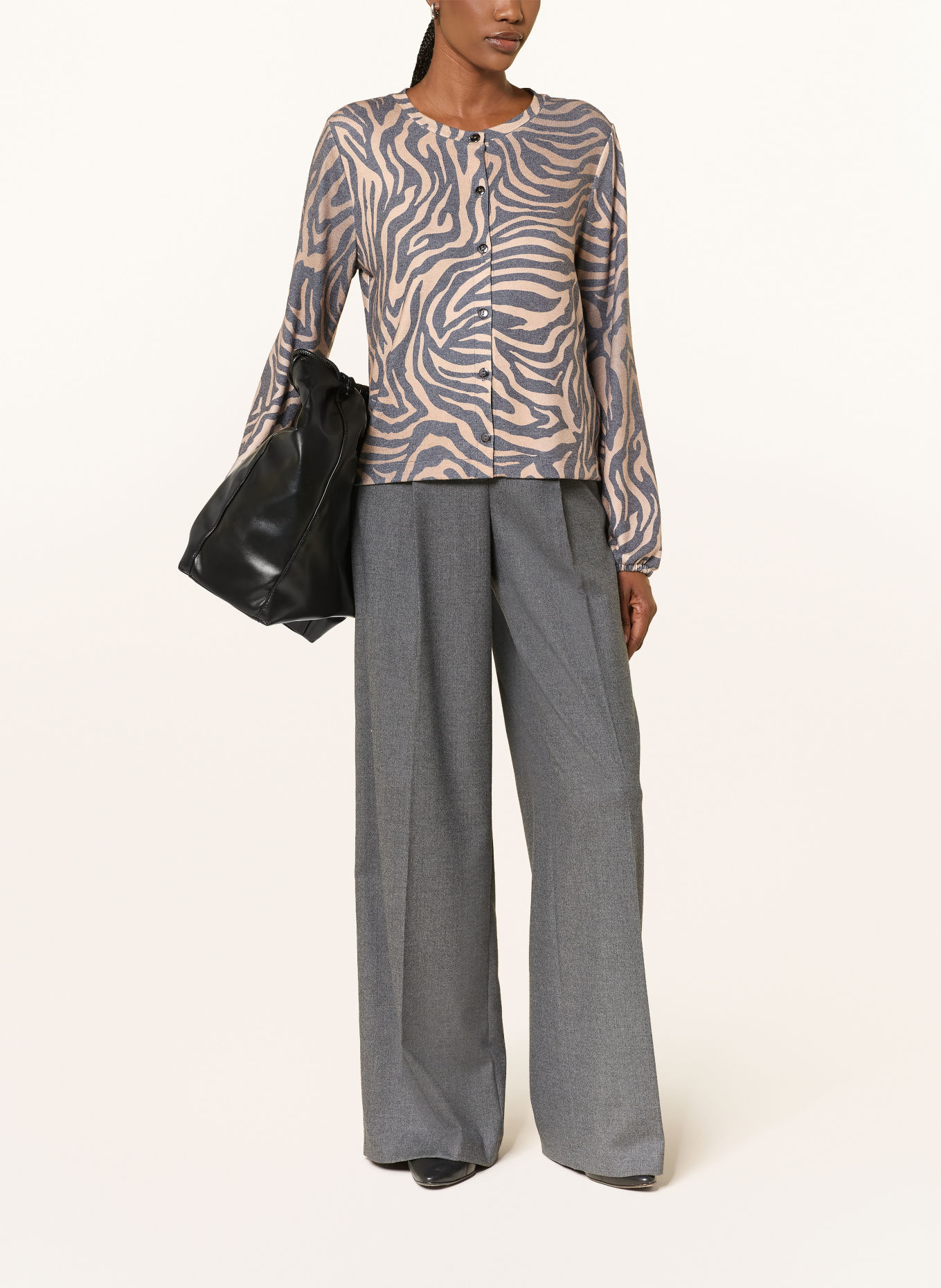 monari Jerseyjasje: CAMEL / ZWART