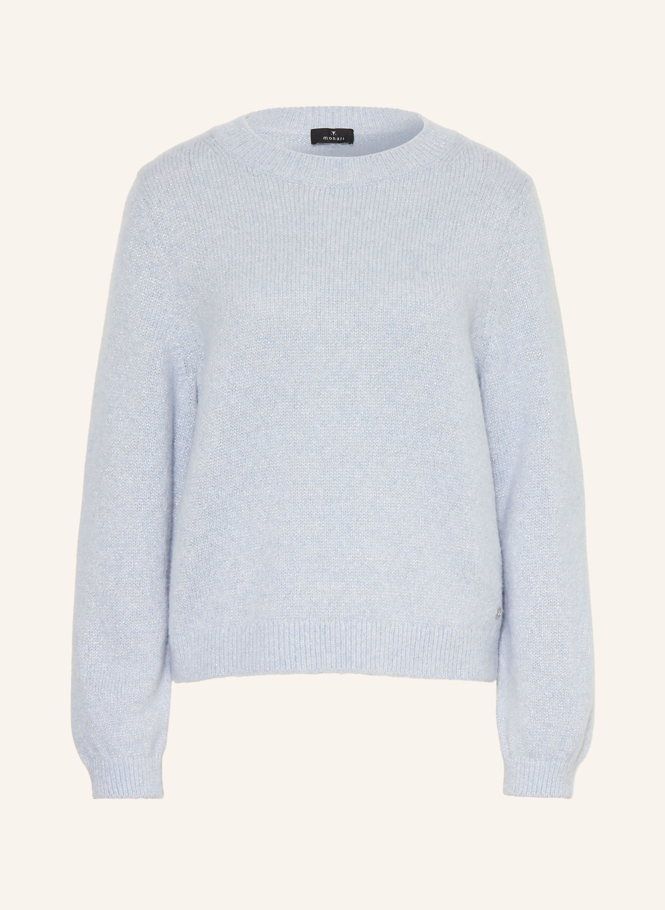 monari Pullover mit Glitzergarn: BLAUGRAU