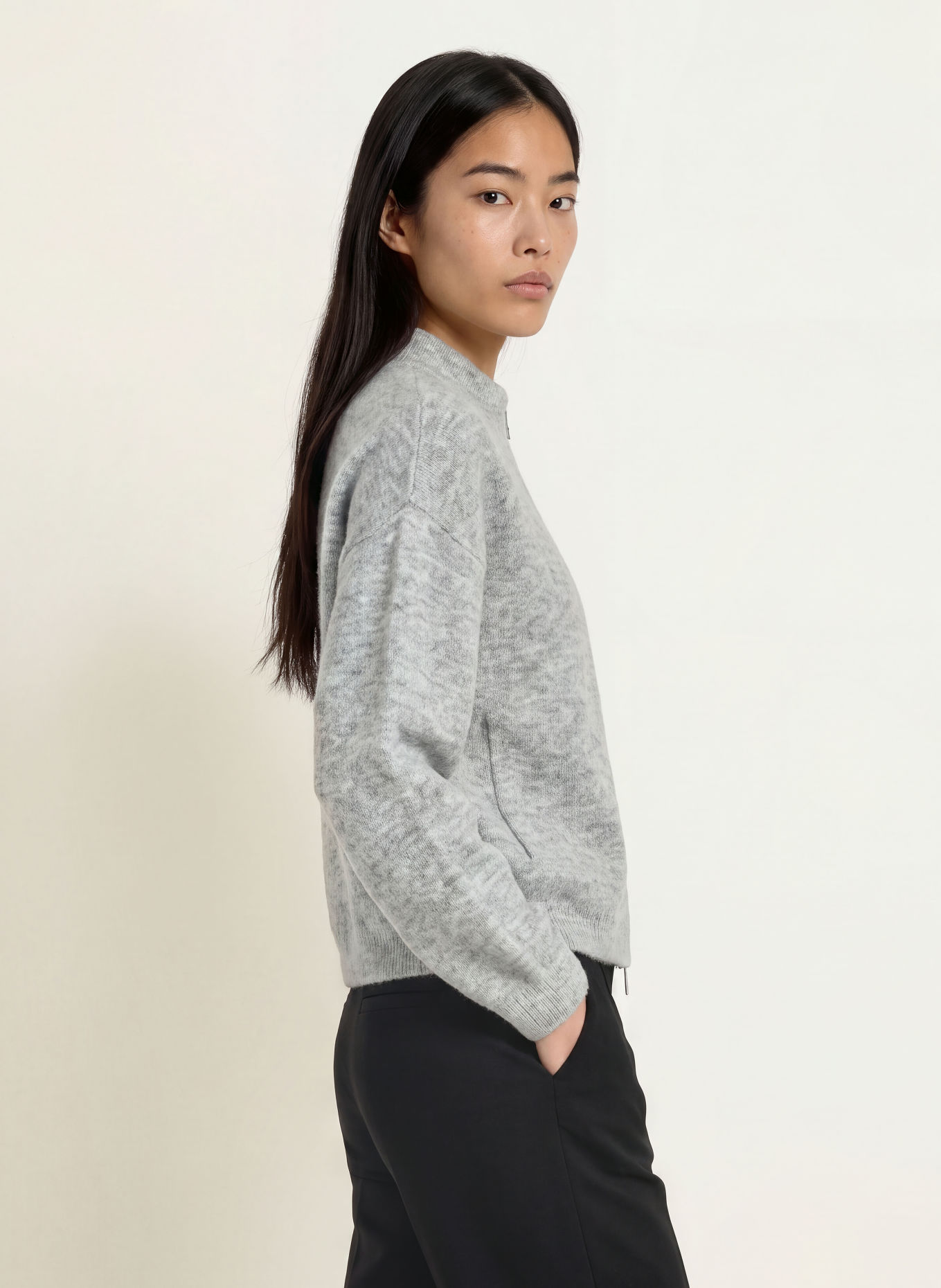monari Strickjacke: GRAU