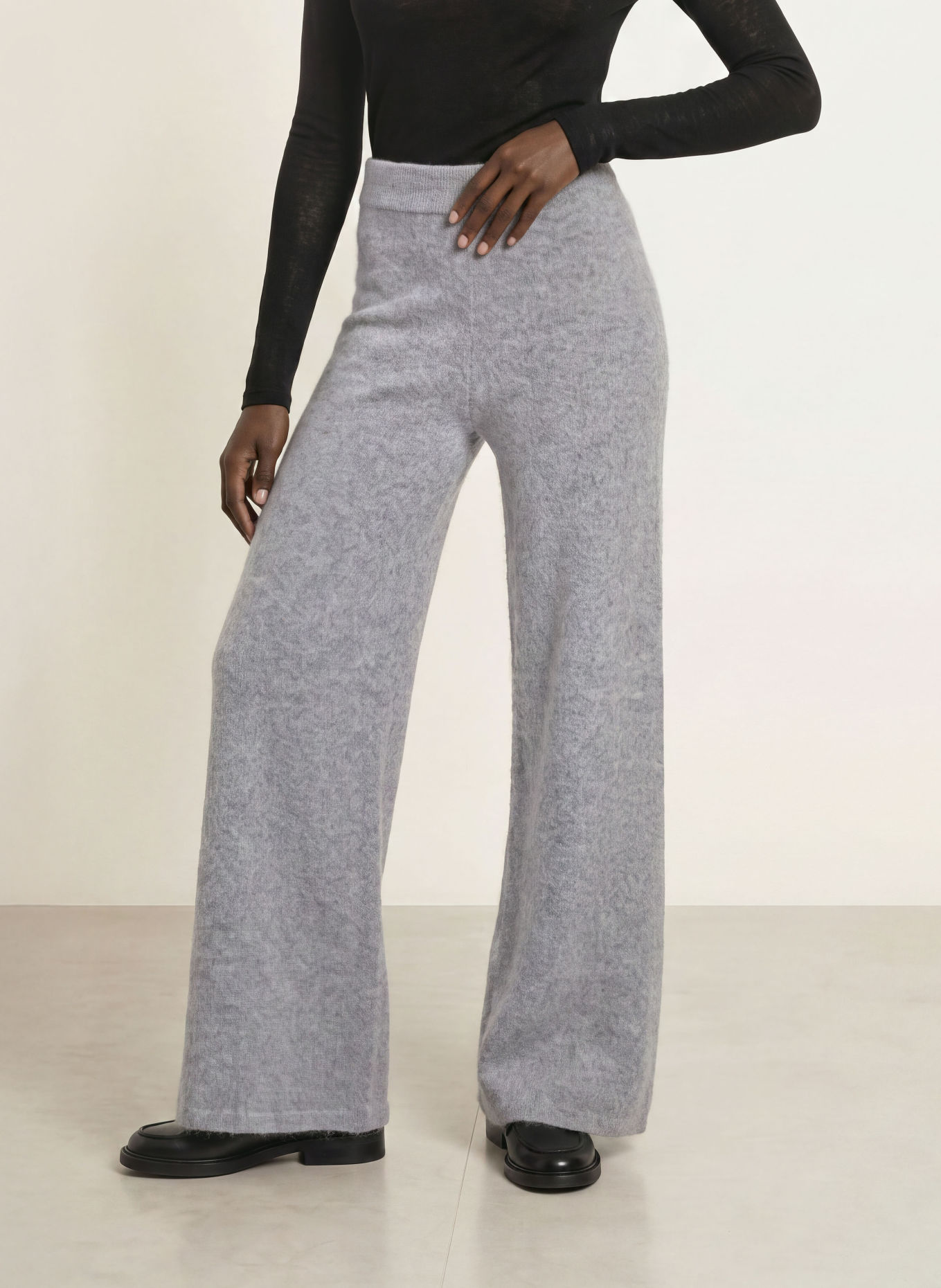 SAINTE MER Gebreide broek: GRIJS