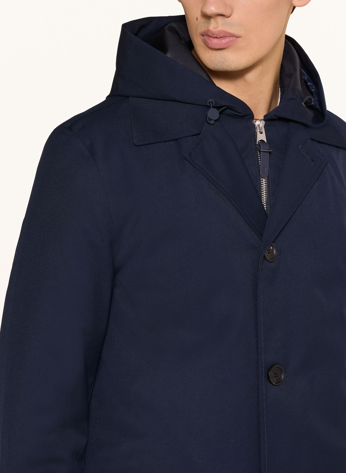 Mackage Donsmantel MATHIAS-Z: DONKERBLAUW