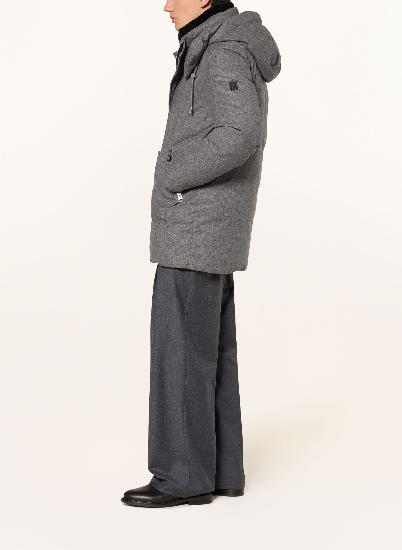 Mackage Doudoune SULLIVAN-FN: GRIS FONCÉ / NOIR