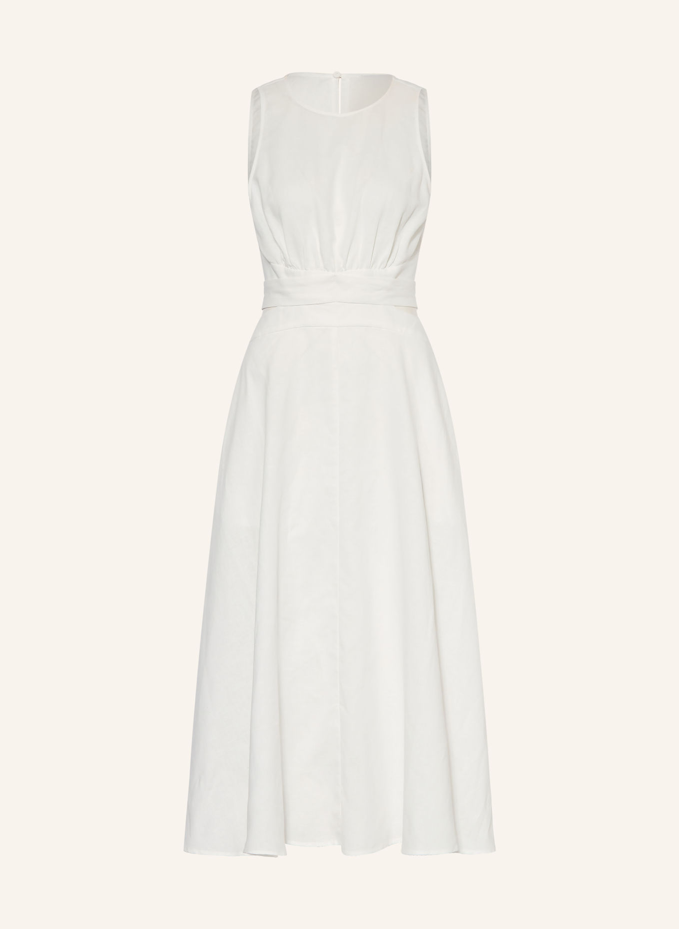 REISS Kleid HAZEL mit Leinen: WEISS