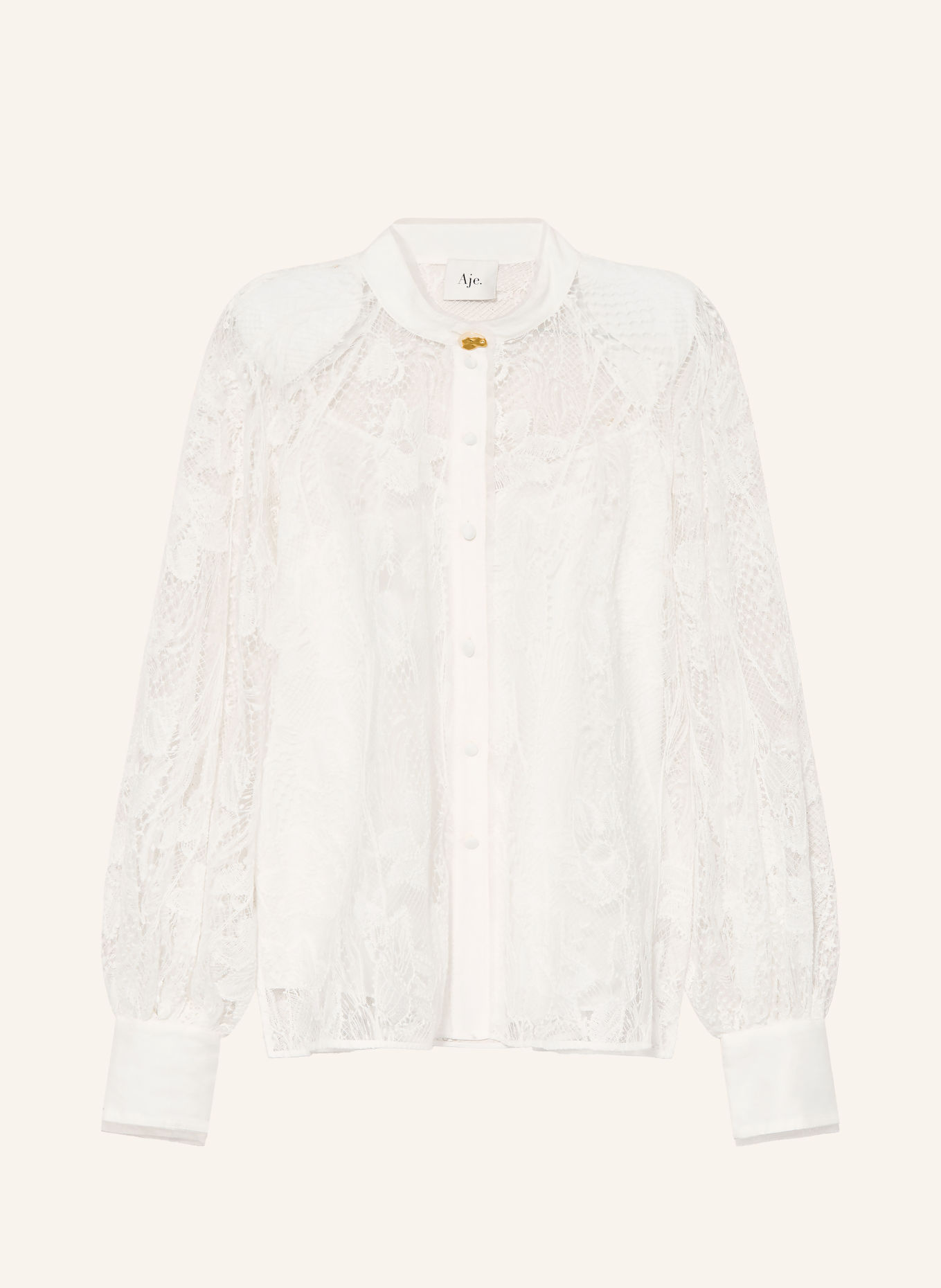 Aje. Spitzenbluse PIPPA: WEISS