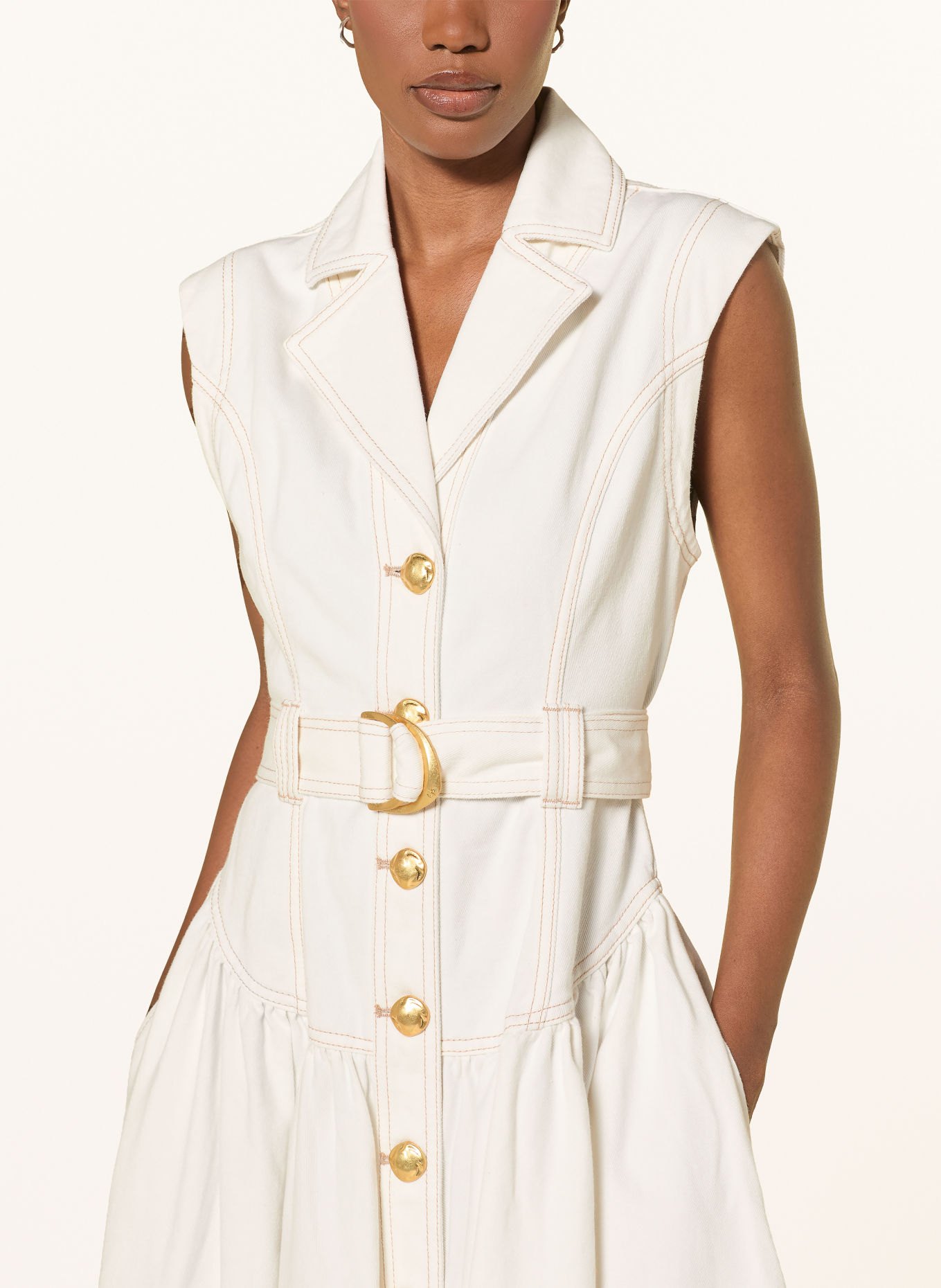 Aje. Jeanskleid ANNETE: CREME