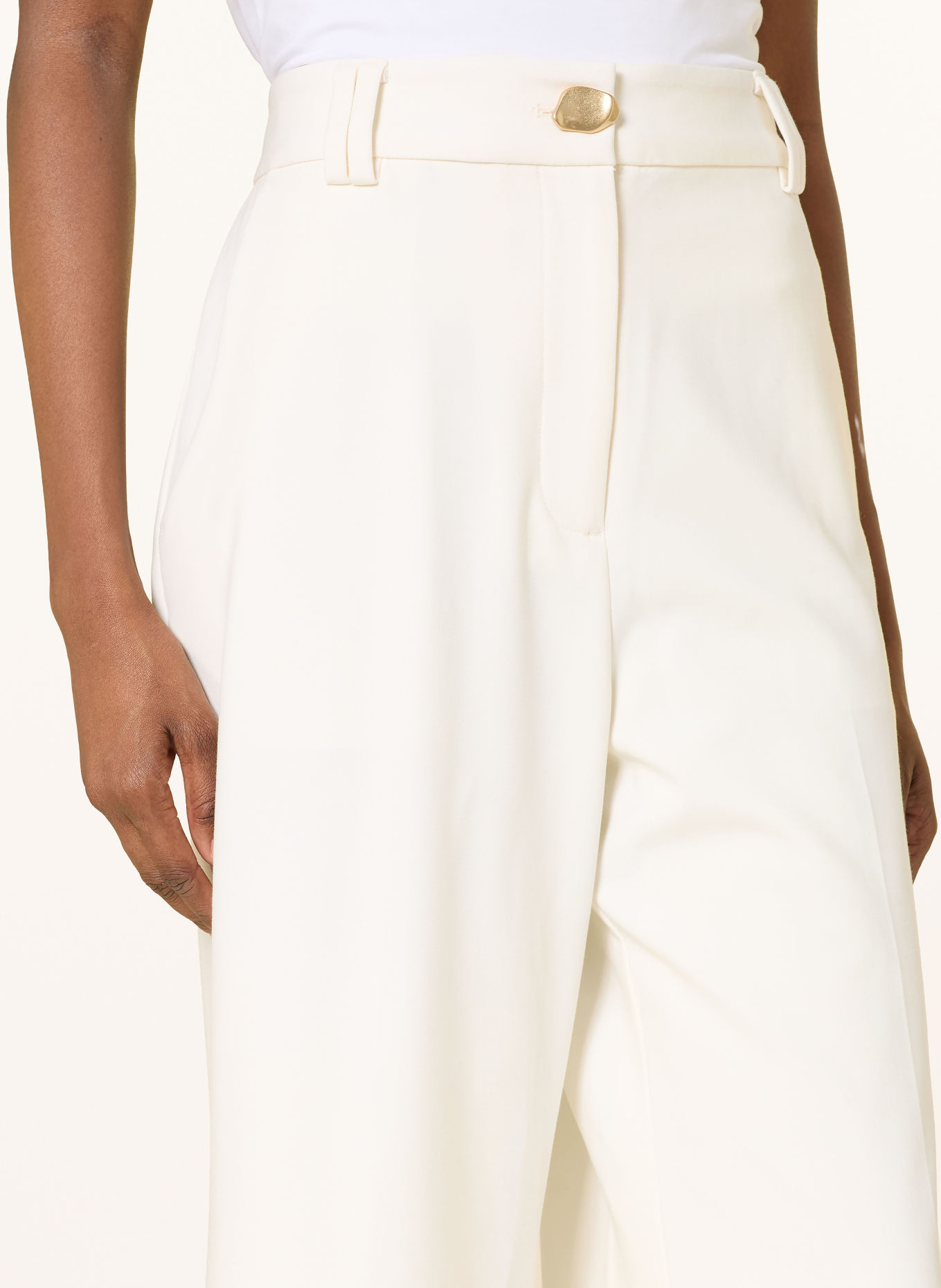 Aje. Marlenehose SIMONE: CREME