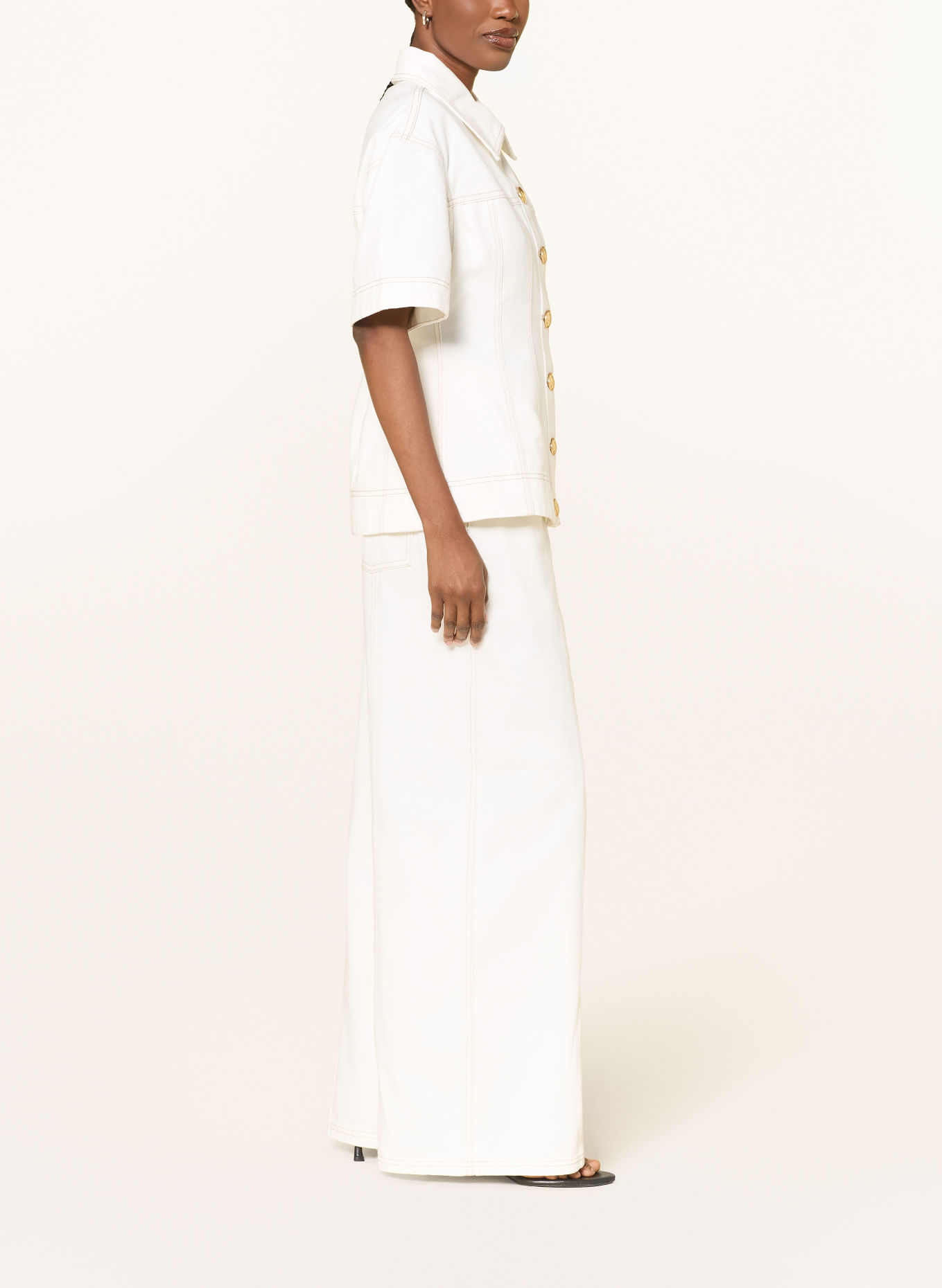 Aje. Wide leg jeans ANNETE: IVRY IVORY