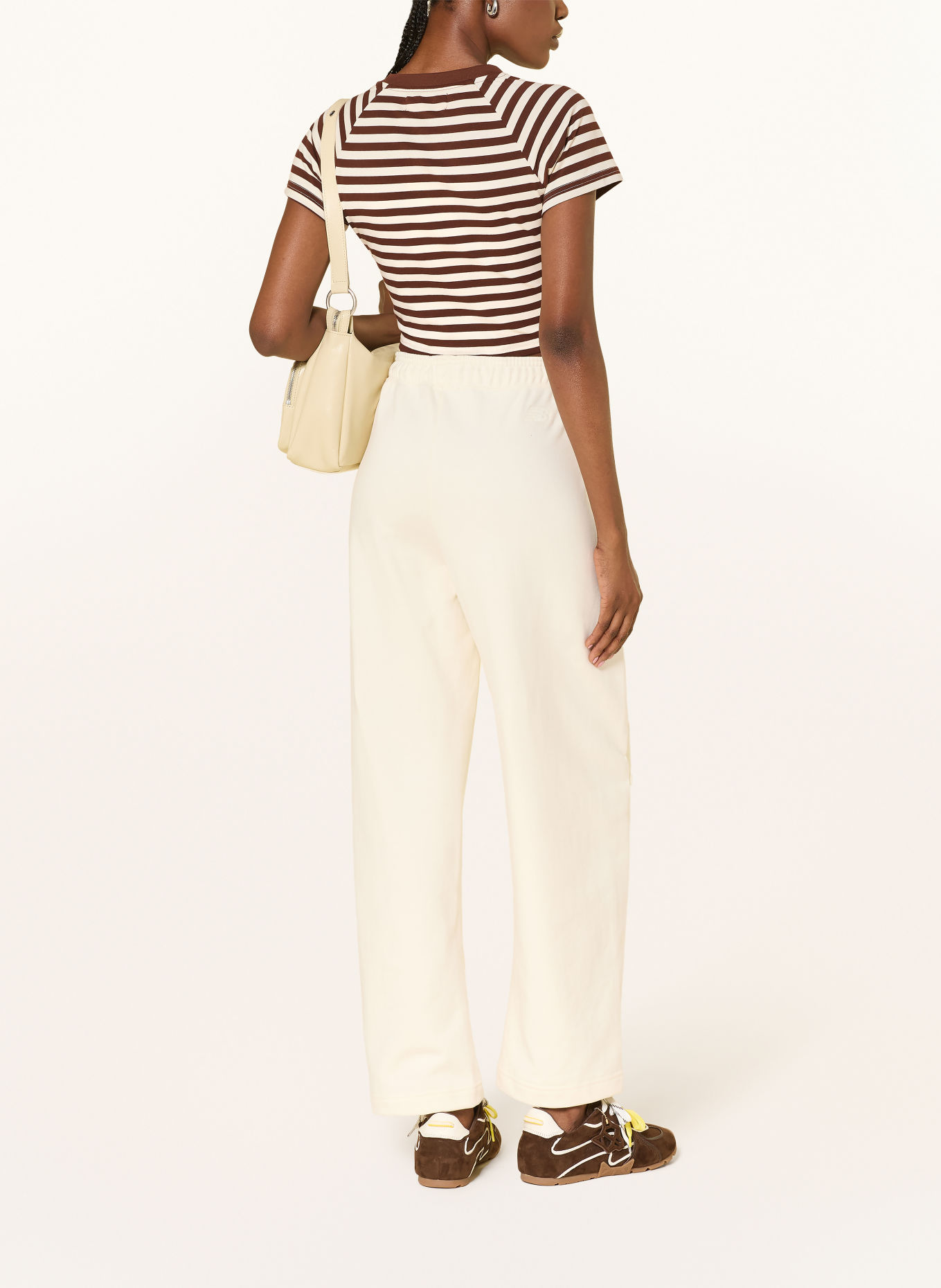 another COTTON LAB Cropped-Shirt: DUNKELBRAUN / CREME
