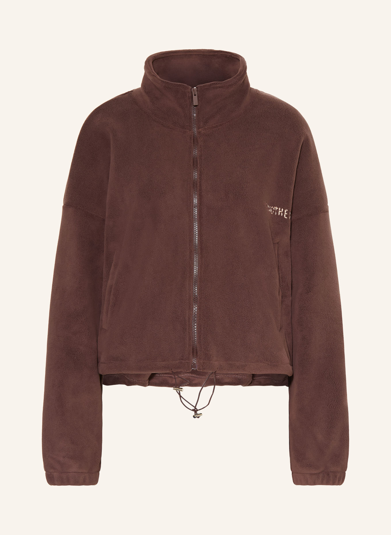 another COTTON LAB Fleece jacket: DARK BROWN