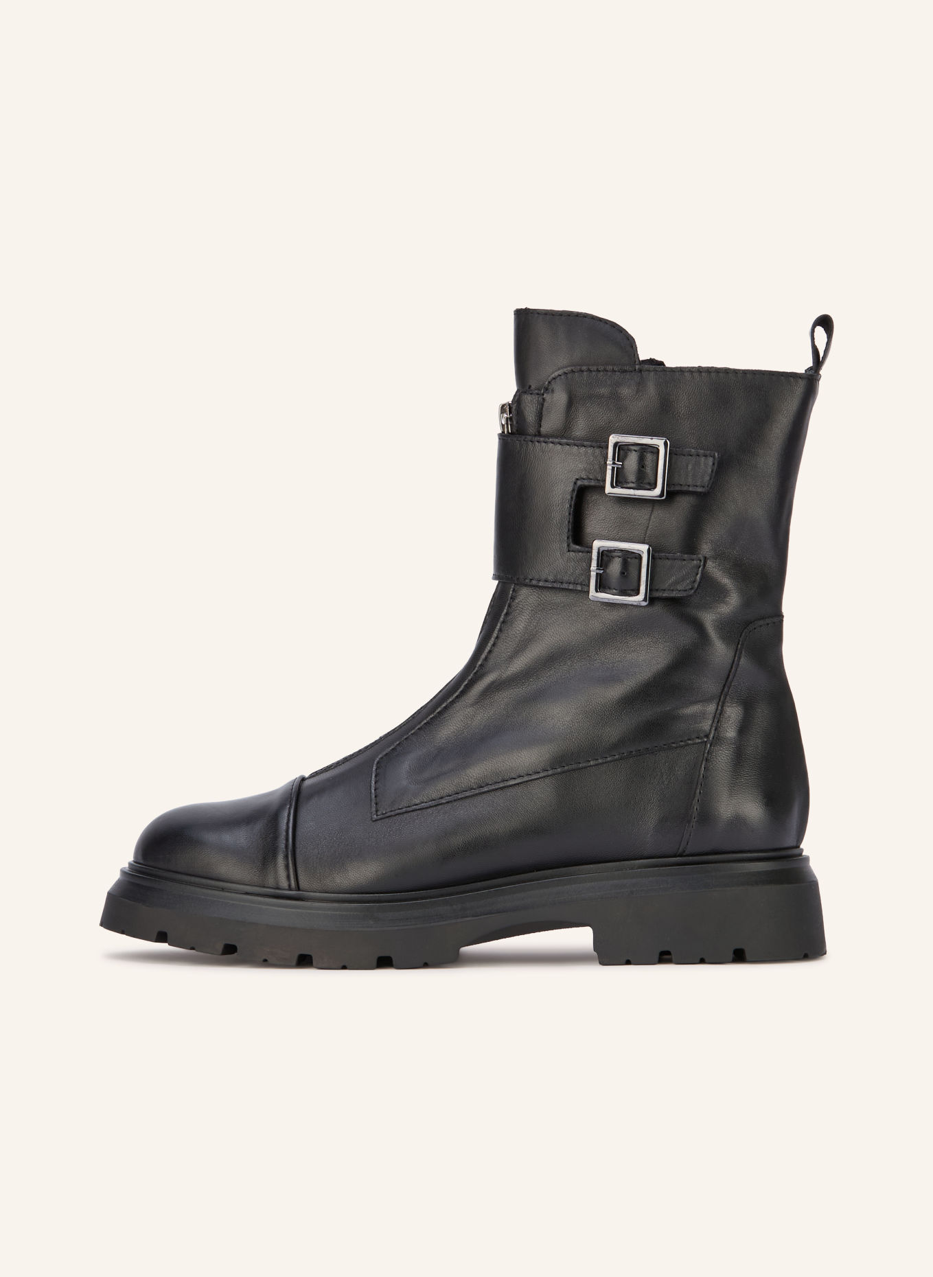 darling harbour Biker Boots: SCHWARZ / PLATIN