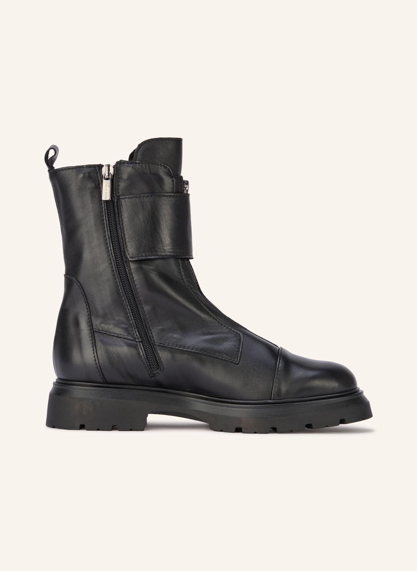 darling harbour Biker Boots: SCHWARZ / PLATIN