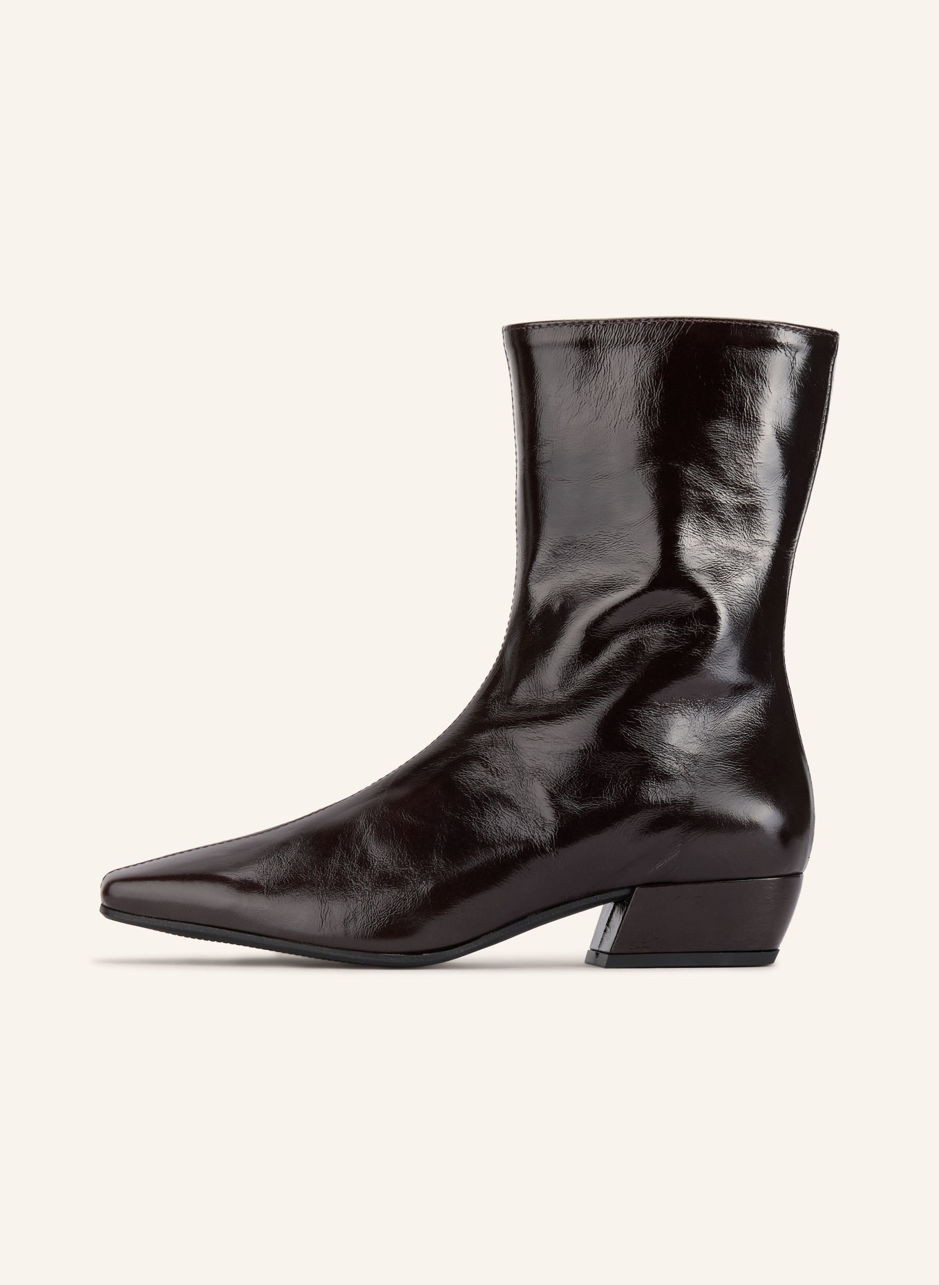 darling harbour Ankle boots: DARK BROWN / SILVER