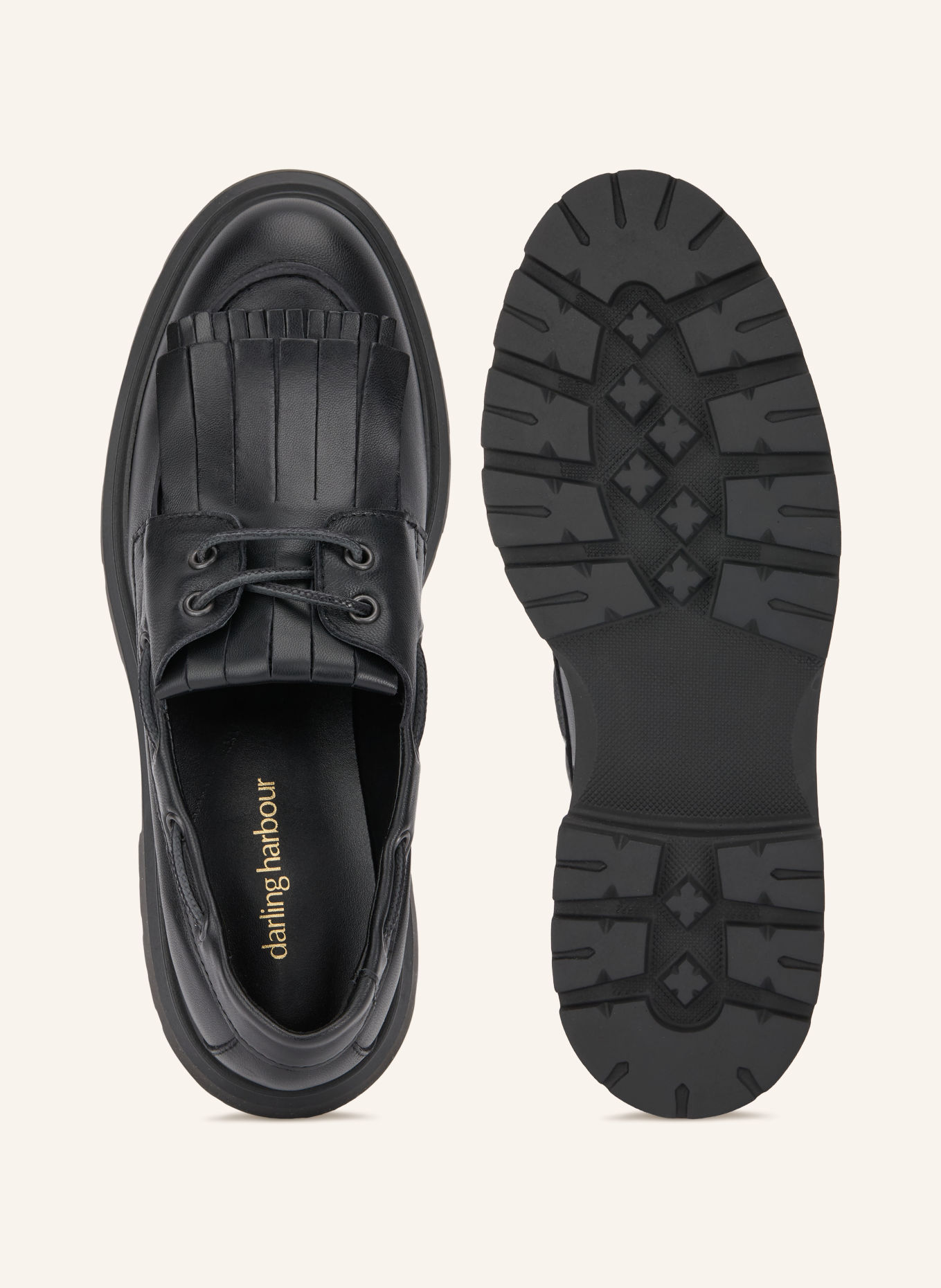 darling harbour Pantofi de barcă: NEGRU