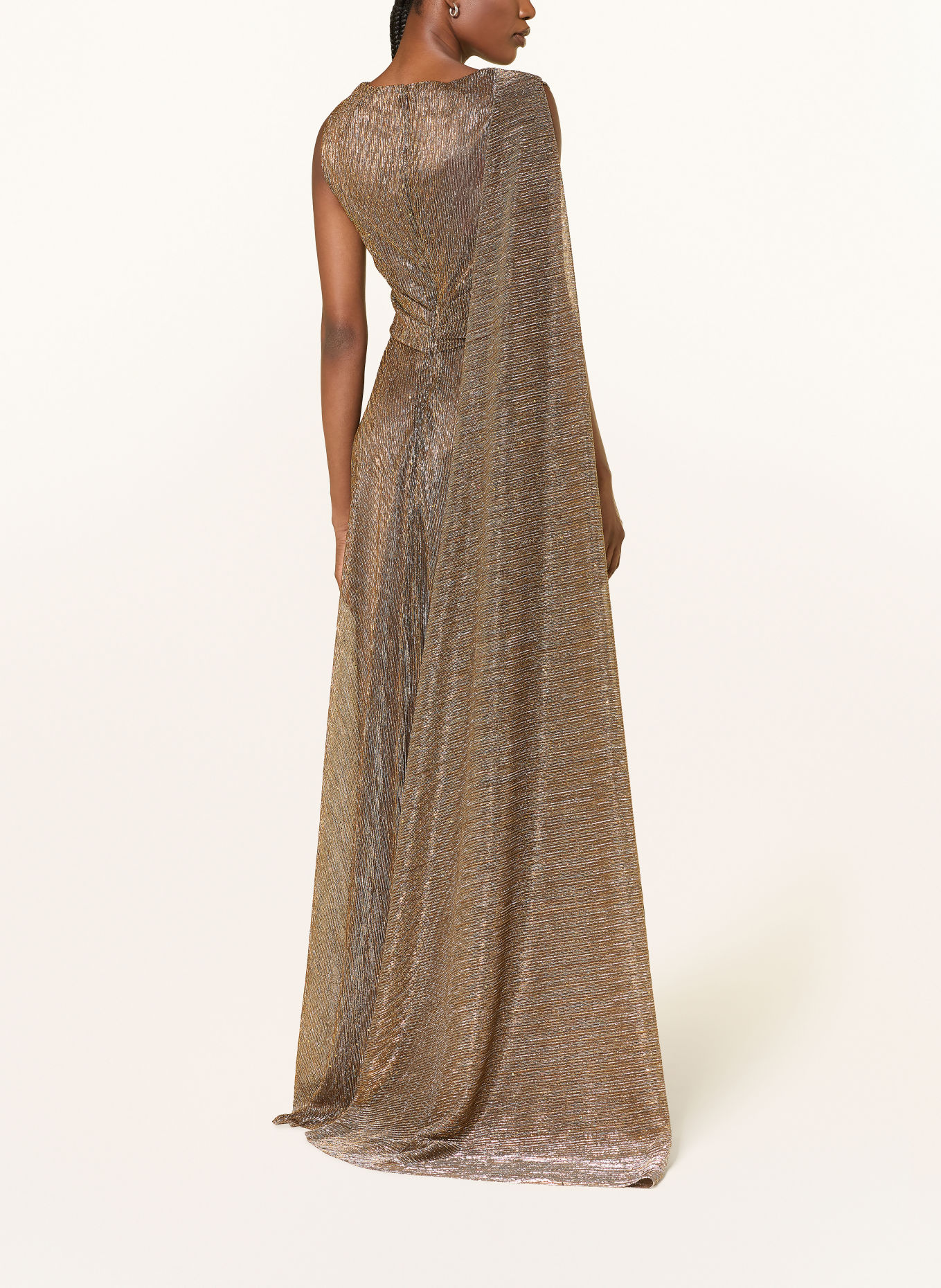 TALBOT RUNHOF Abendkleid mit Glitzergarn und Pailletten: 099 GOLD