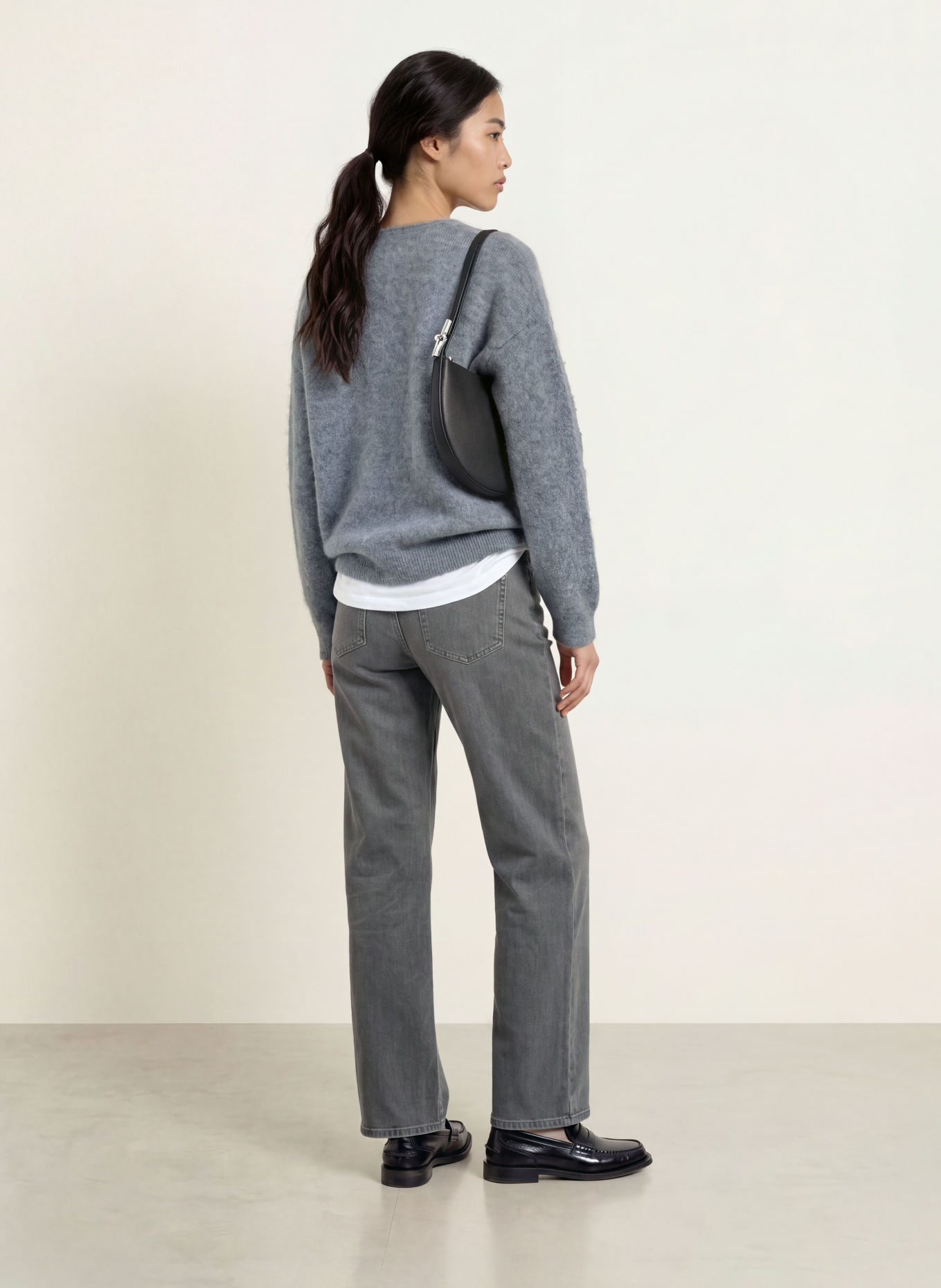 someday Wide-Leg jeans CELLMA ICONIC: 80014 mid stone grey